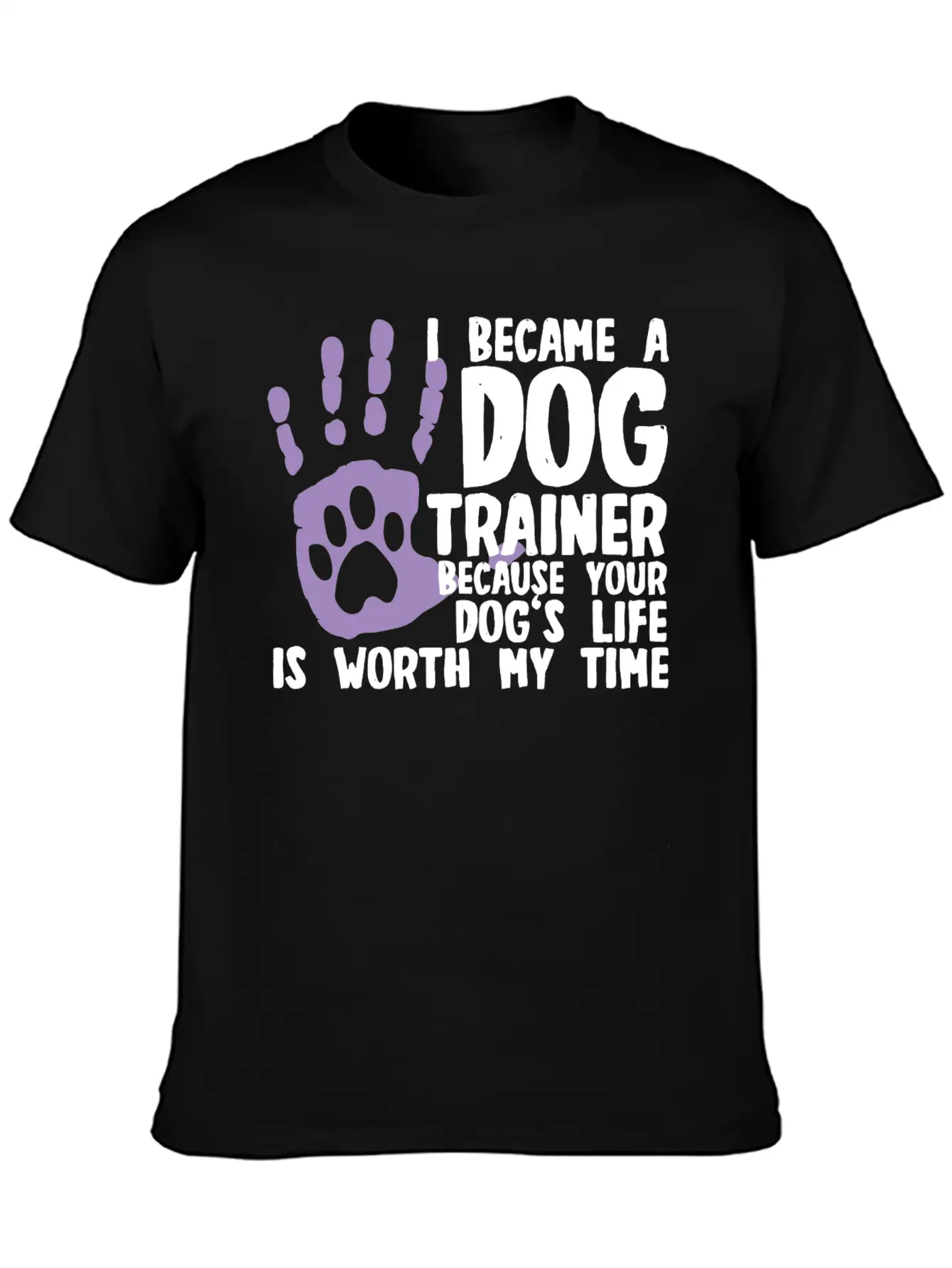 Dog Trainer Basic Graphic T-Shirt ¨C Daily Comfort In Soft Cotton