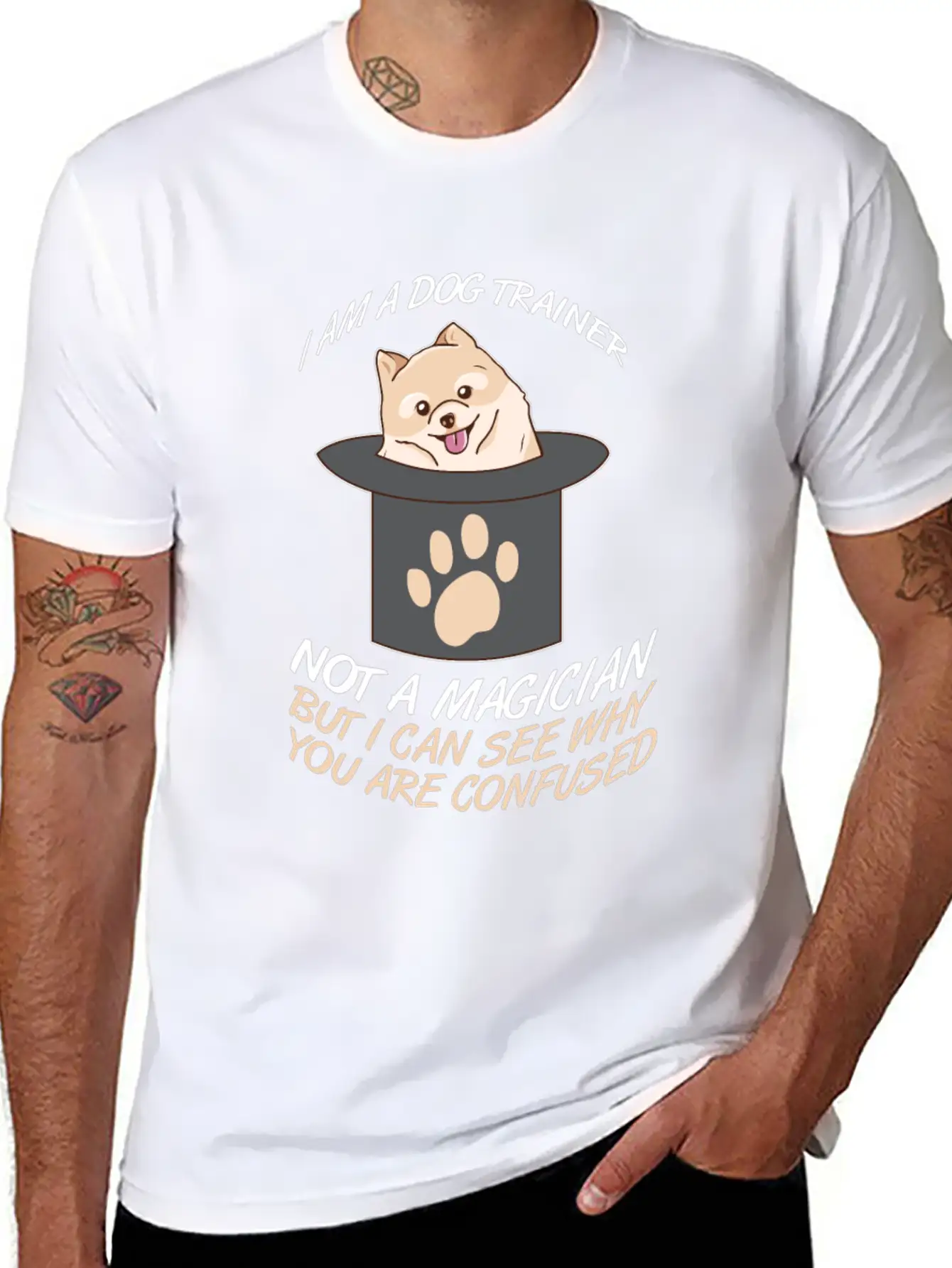 Dog Trainer Essential Cotton Tee For Daily Outfits ¨C Unisex Style