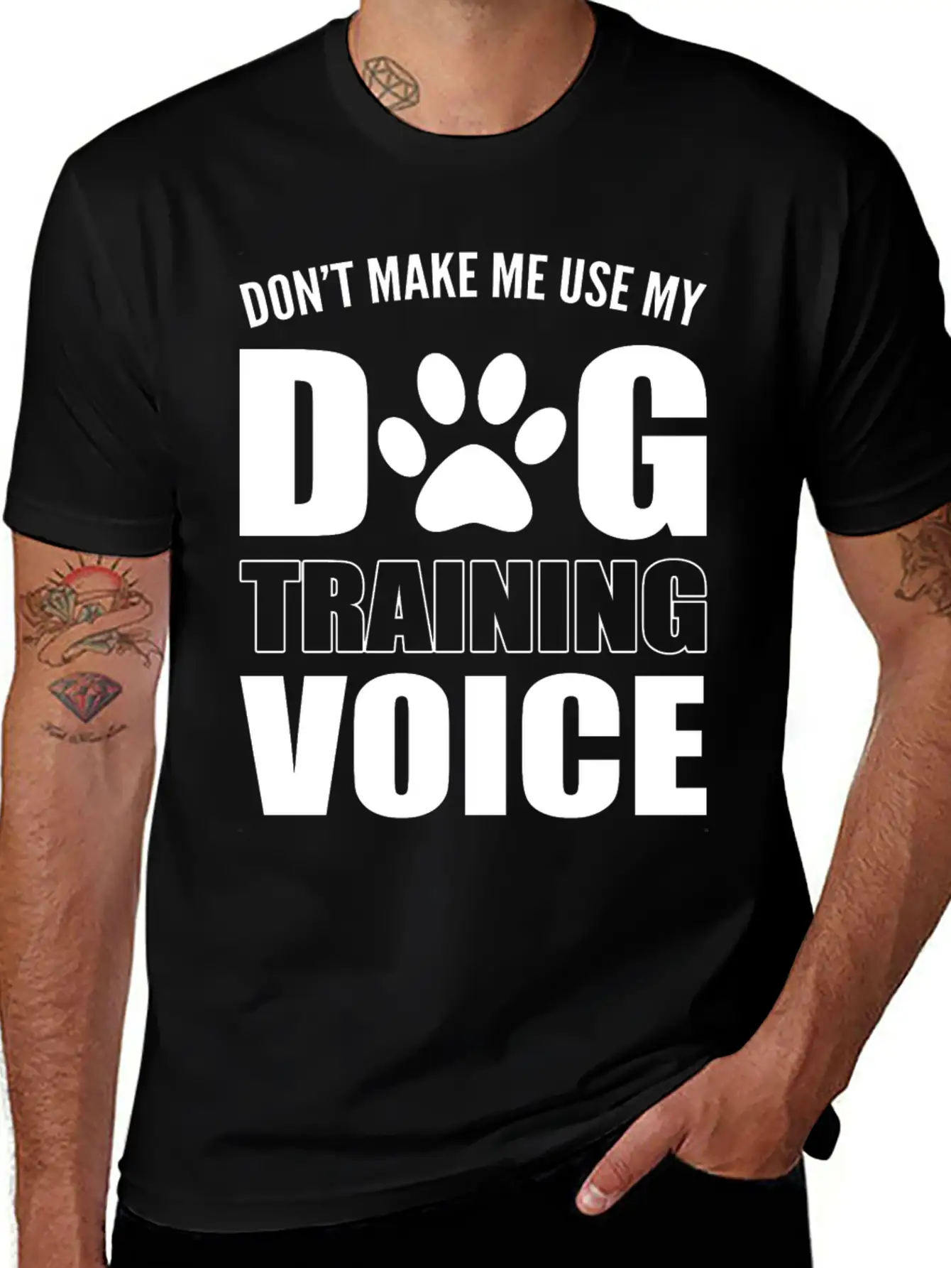 Dog Training Voice Animal Trainer Gift Unisex Casual T-Shirt ¨C Clean Design For Daily Comfort
