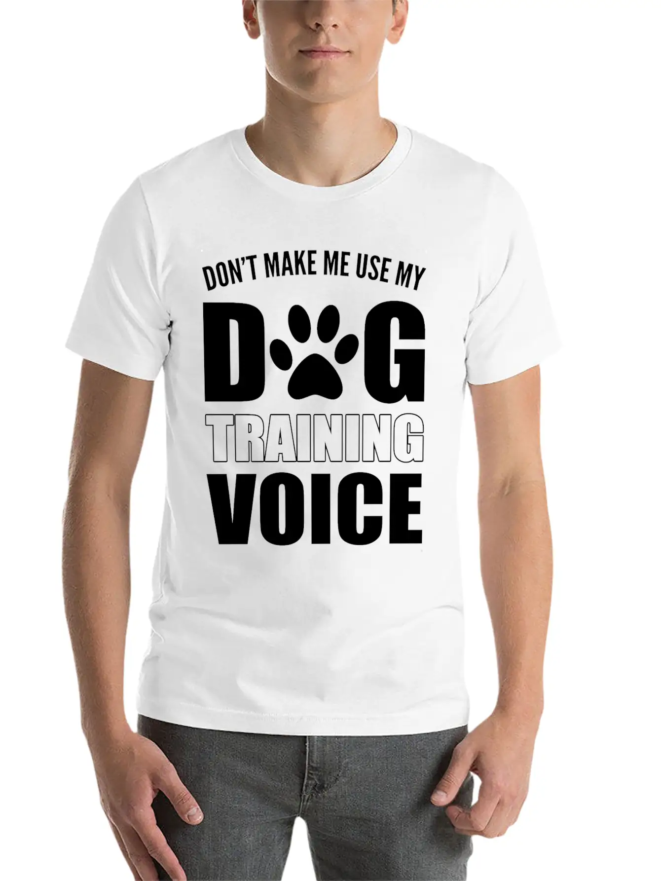 Dog Training Voice Animal Trainer Gift Unisex Casual T-Shirt ¨C Clean Design For Daily Comfort