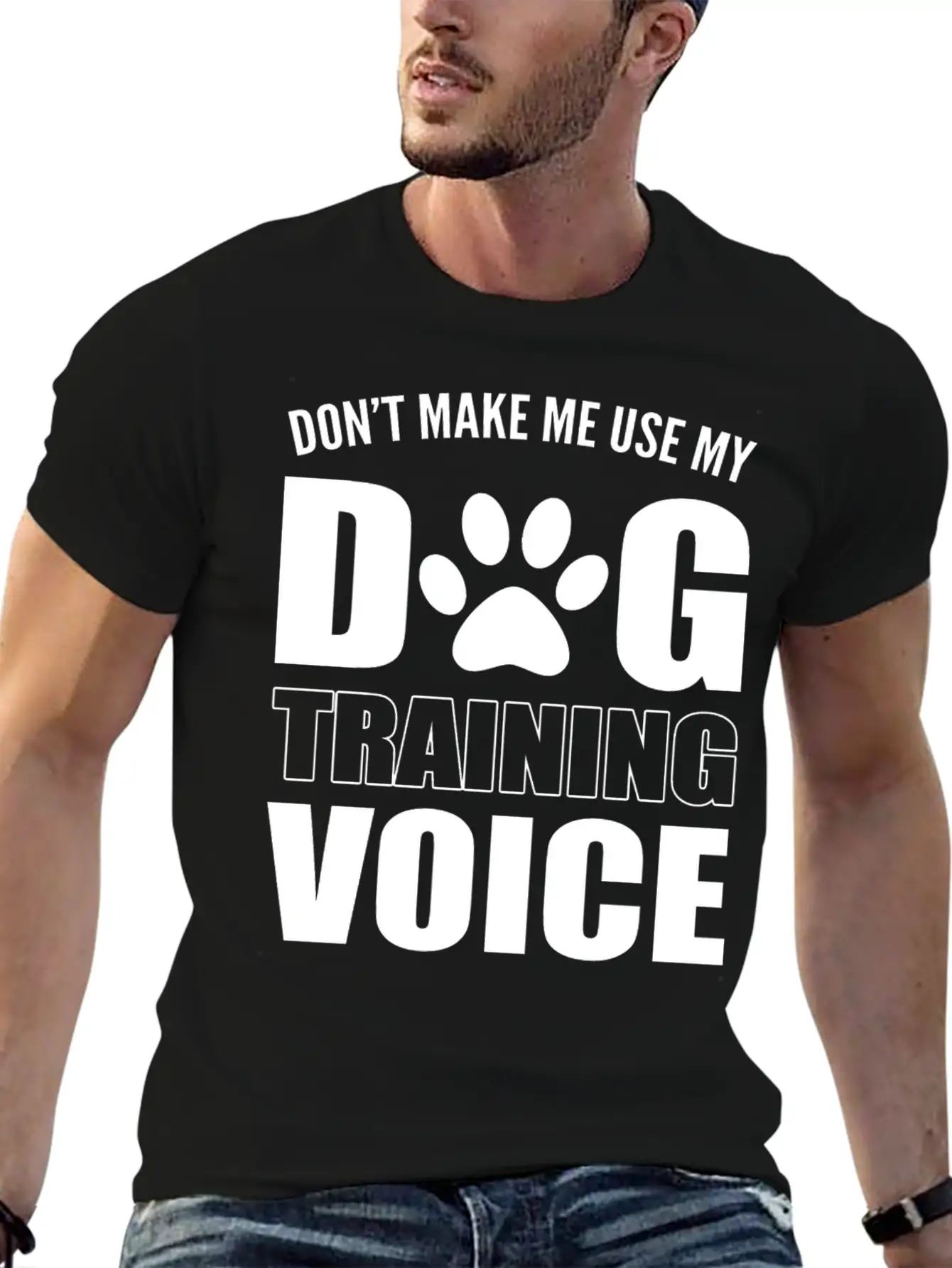 Dog Training Voice Animal Trainer Gift Unisex Casual T-Shirt ¨C Clean Design For Daily Comfort