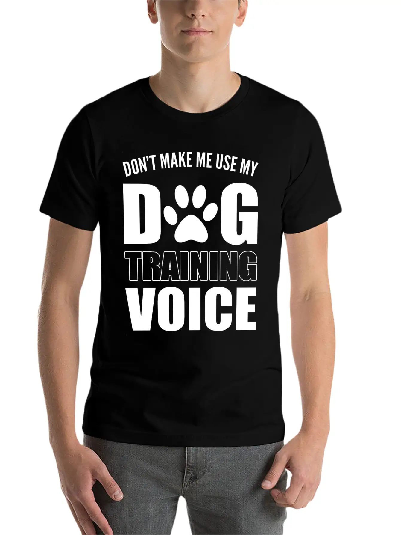 Dog Training Voice Animal Trainer Gift Unisex Casual T-Shirt ¨C Clean Design For Daily Comfort
