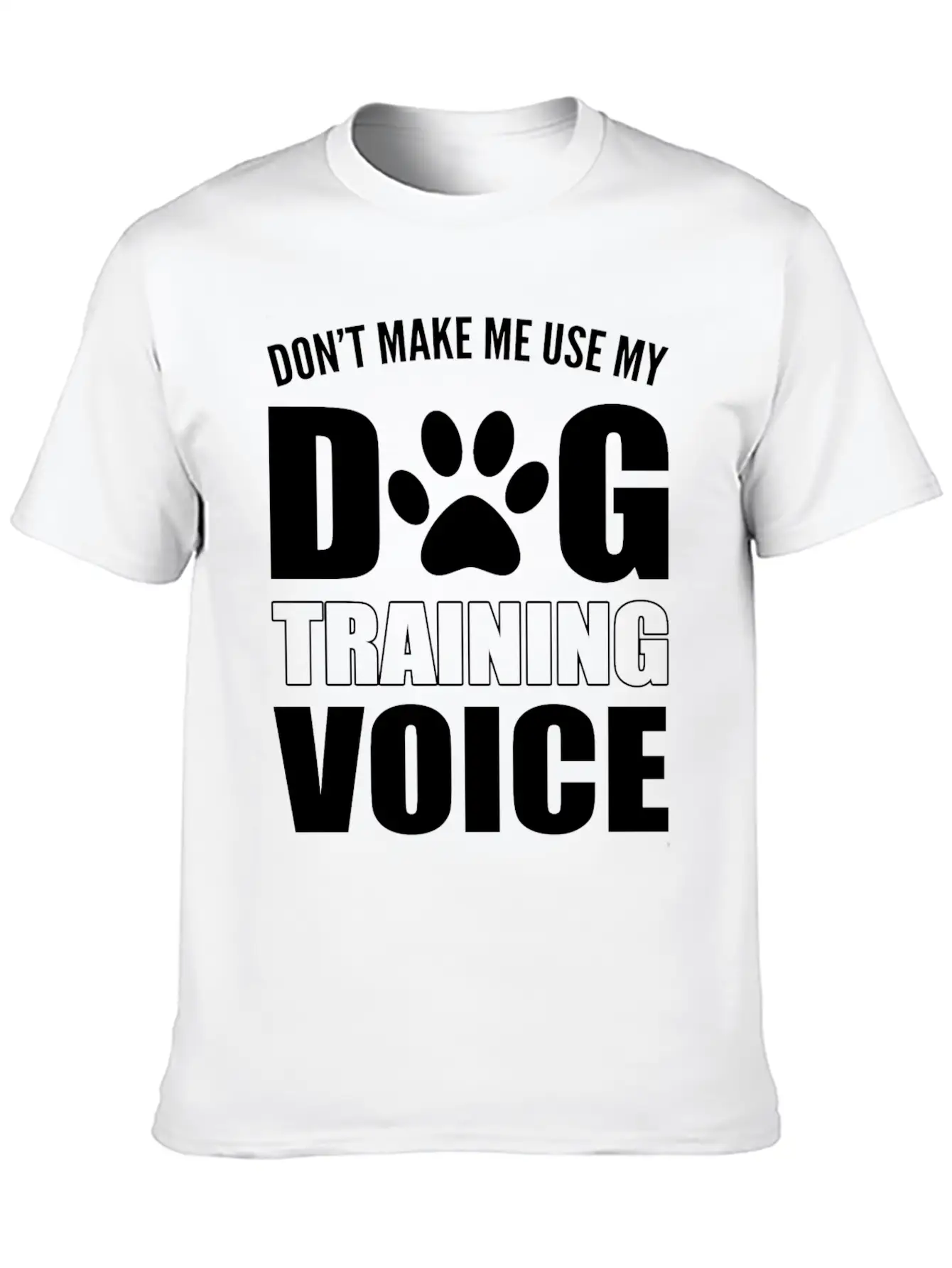Dog Training Voice Animal Trainer Gift Unisex Casual T-Shirt ¨C Clean Design For Daily Comfort
