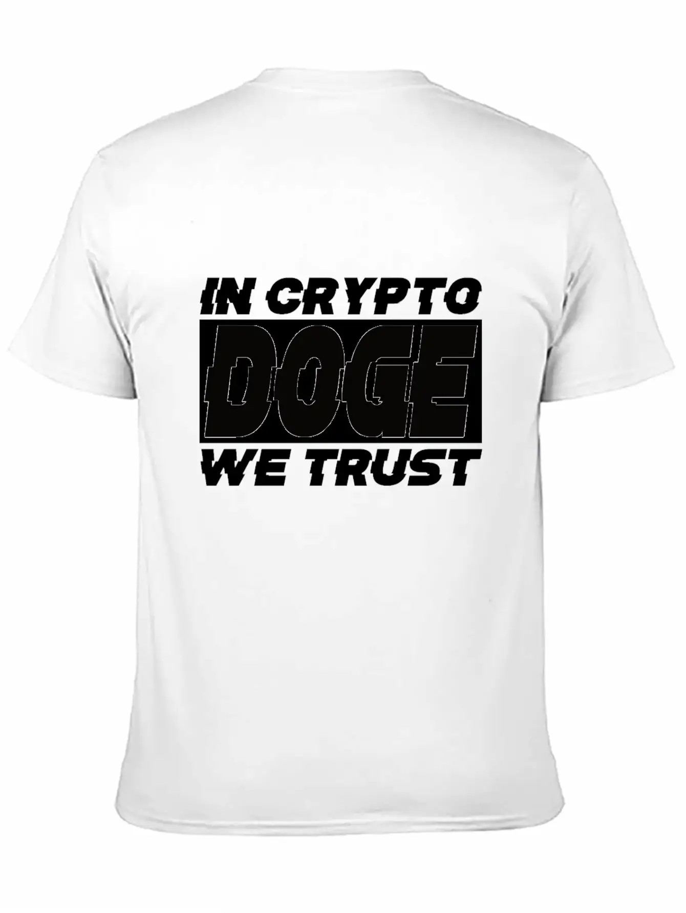 DOGE IN CRYPTO WE TRUST Soft Cotton Short Sleeve Tee ¨C Unisex Wardrobe Staple