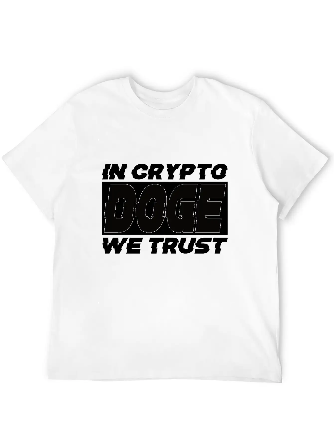 DOGE IN CRYPTO WE TRUST Soft Cotton Short Sleeve Tee ¨C Unisex Wardrobe Staple