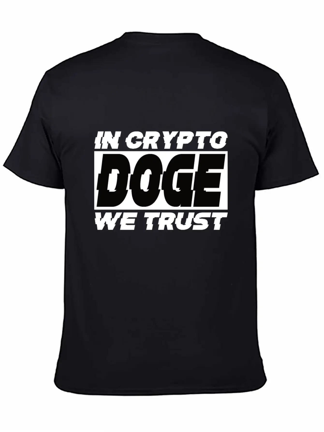 DOGE IN CRYPTO WE TRUST Soft Cotton Short Sleeve Tee ¨C Unisex Wardrobe Staple
