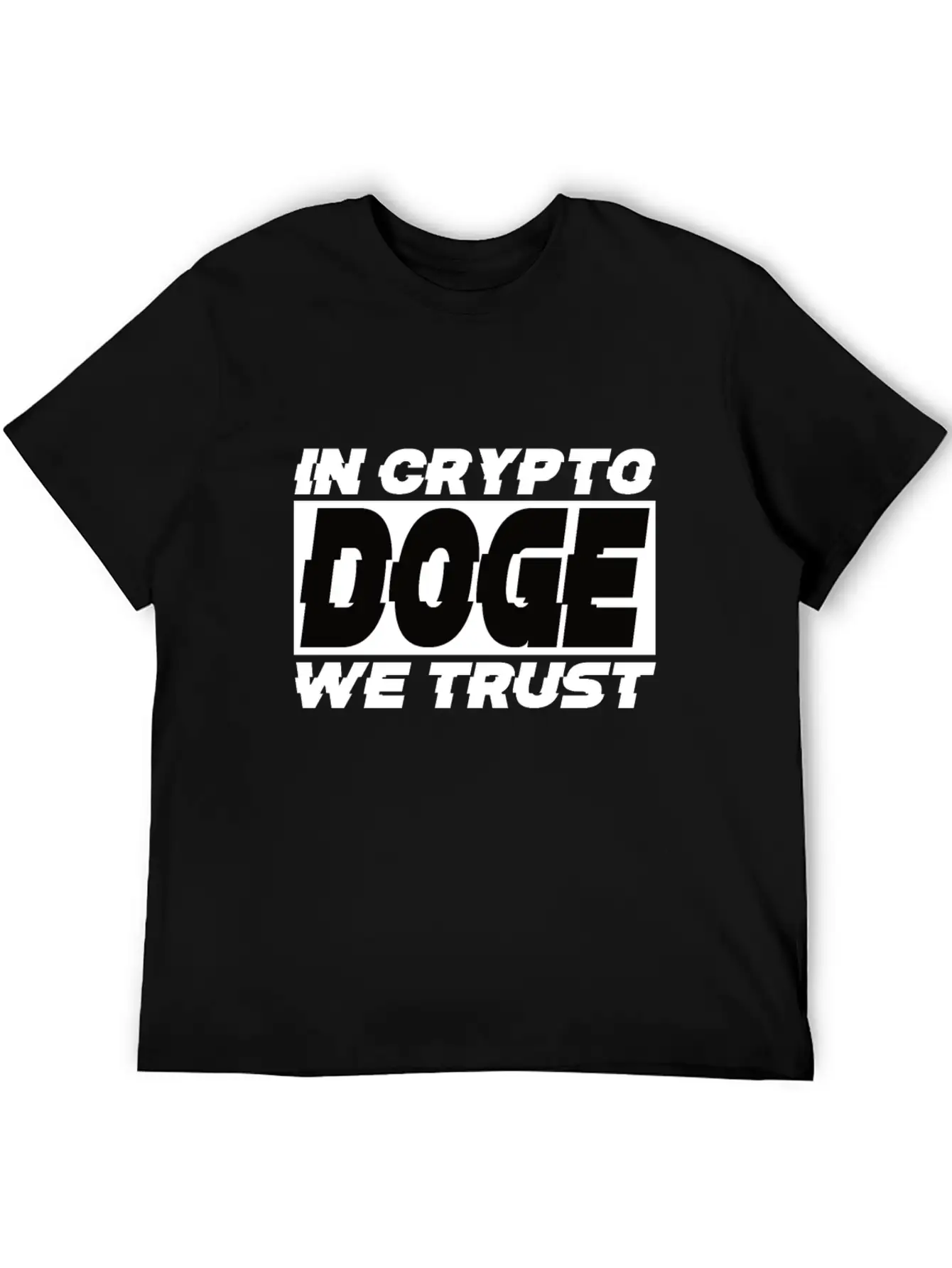 DOGE IN CRYPTO WE TRUST Soft Cotton Short Sleeve Tee ¨C Unisex Wardrobe Staple