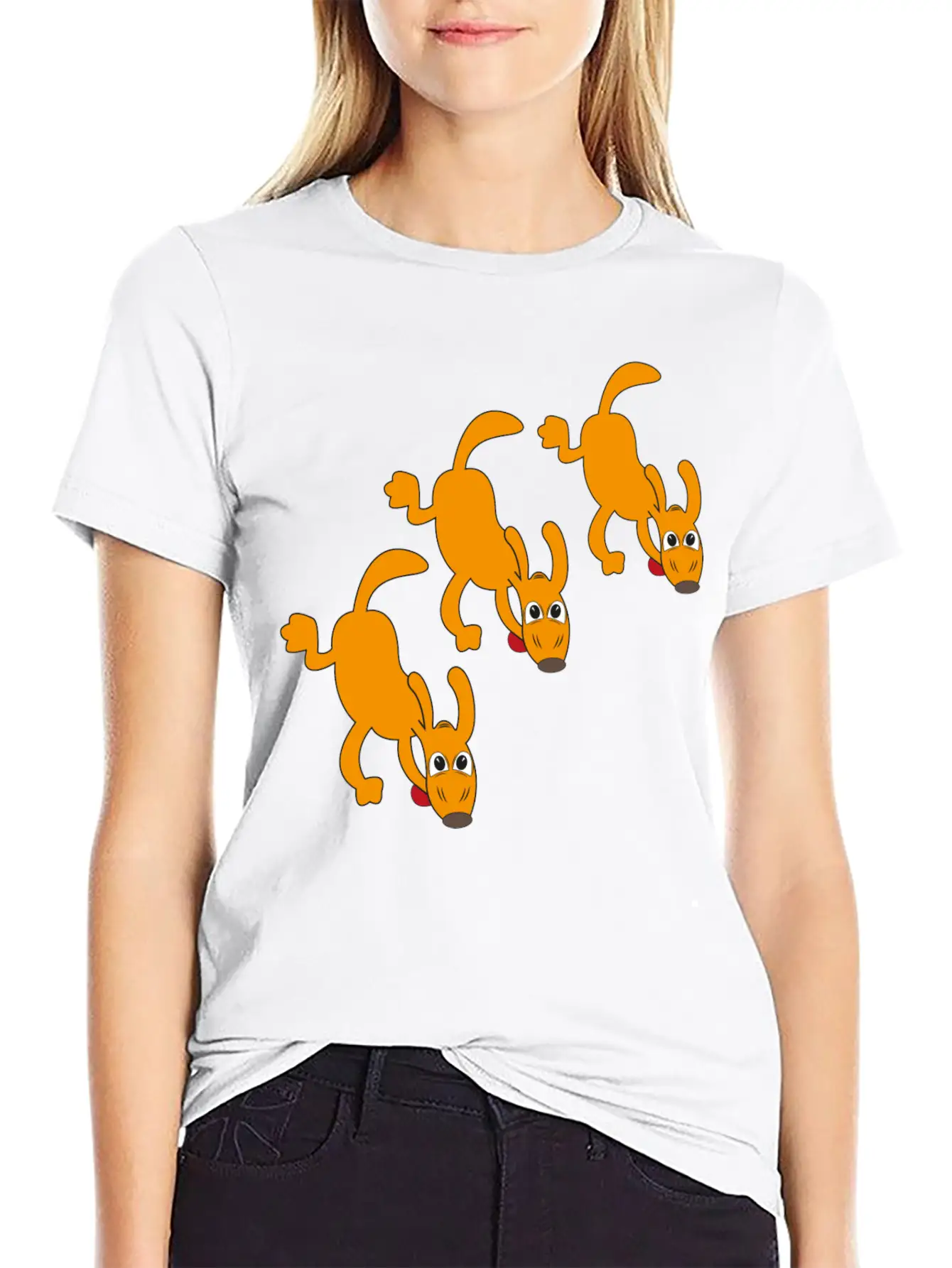 Dogs Basic Graphic T-Shirt ¨C Daily Comfort In Soft Cotton
