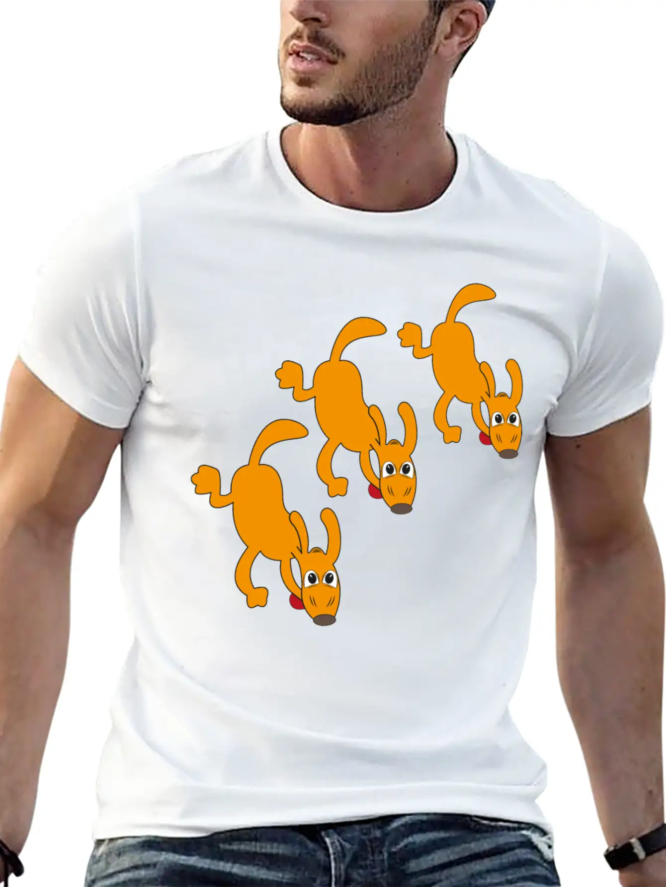 Dogs Basic Graphic T-Shirt ¨C Daily Comfort In Soft Cotton