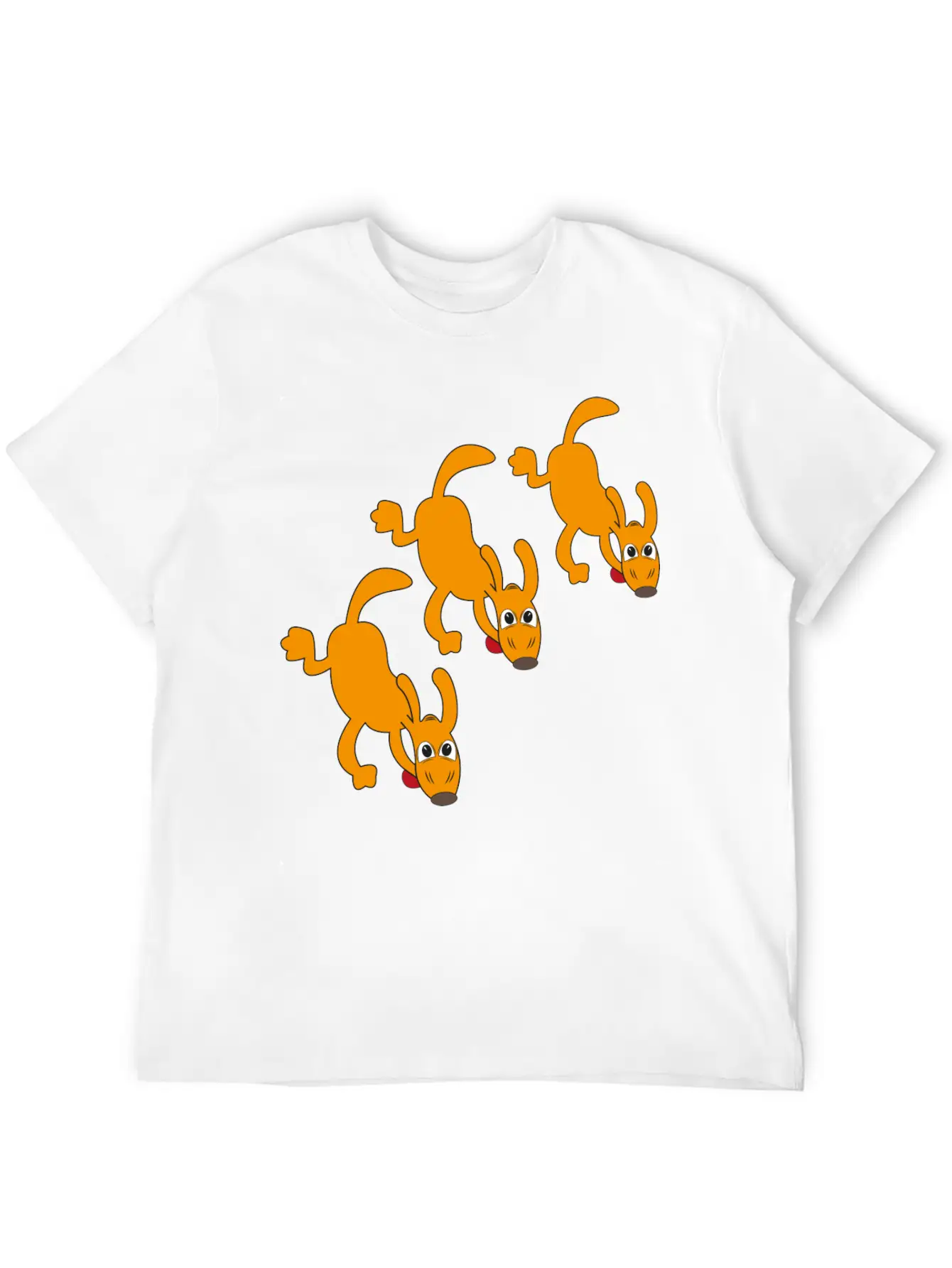 Dogs Basic Graphic T-Shirt ¨C Daily Comfort In Soft Cotton