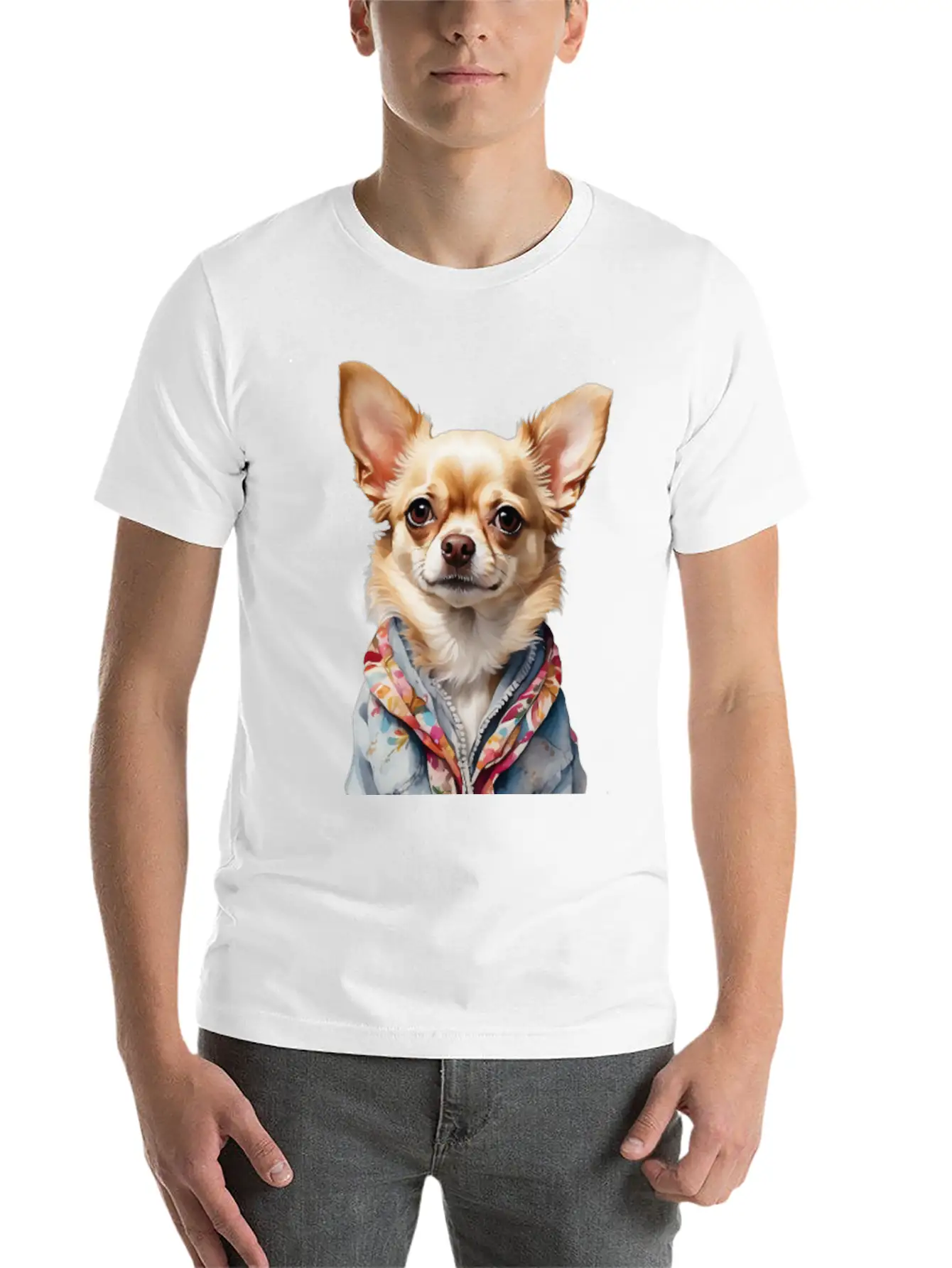 Dog's Unique Coat Basic Graphic T-Shirt ¨C Daily Comfort In Soft Cotton