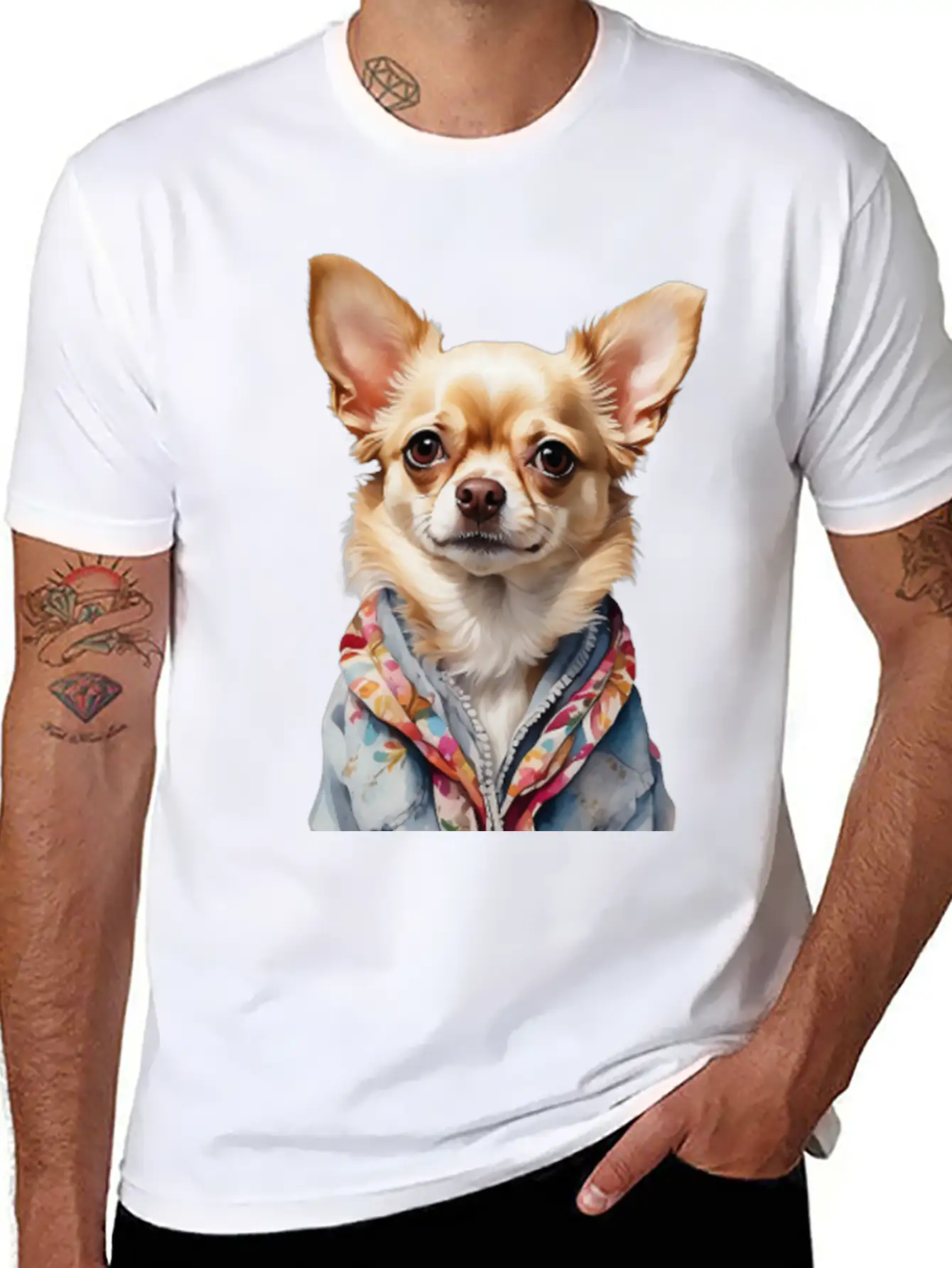 Dog's Unique Coat Basic Graphic T-Shirt ¨C Daily Comfort In Soft Cotton