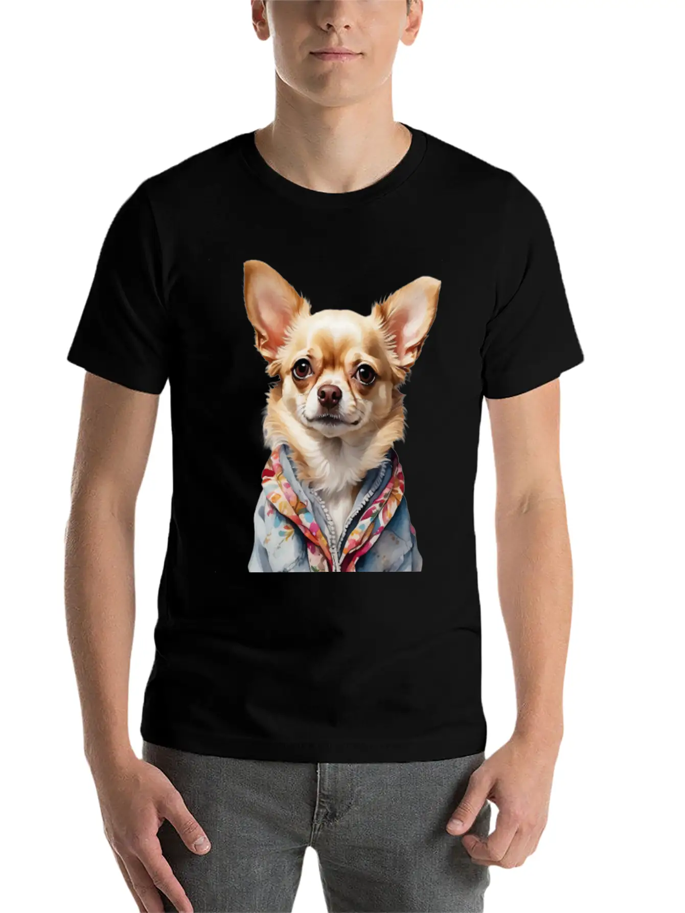 Dog's Unique Coat Basic Graphic T-Shirt ¨C Daily Comfort In Soft Cotton