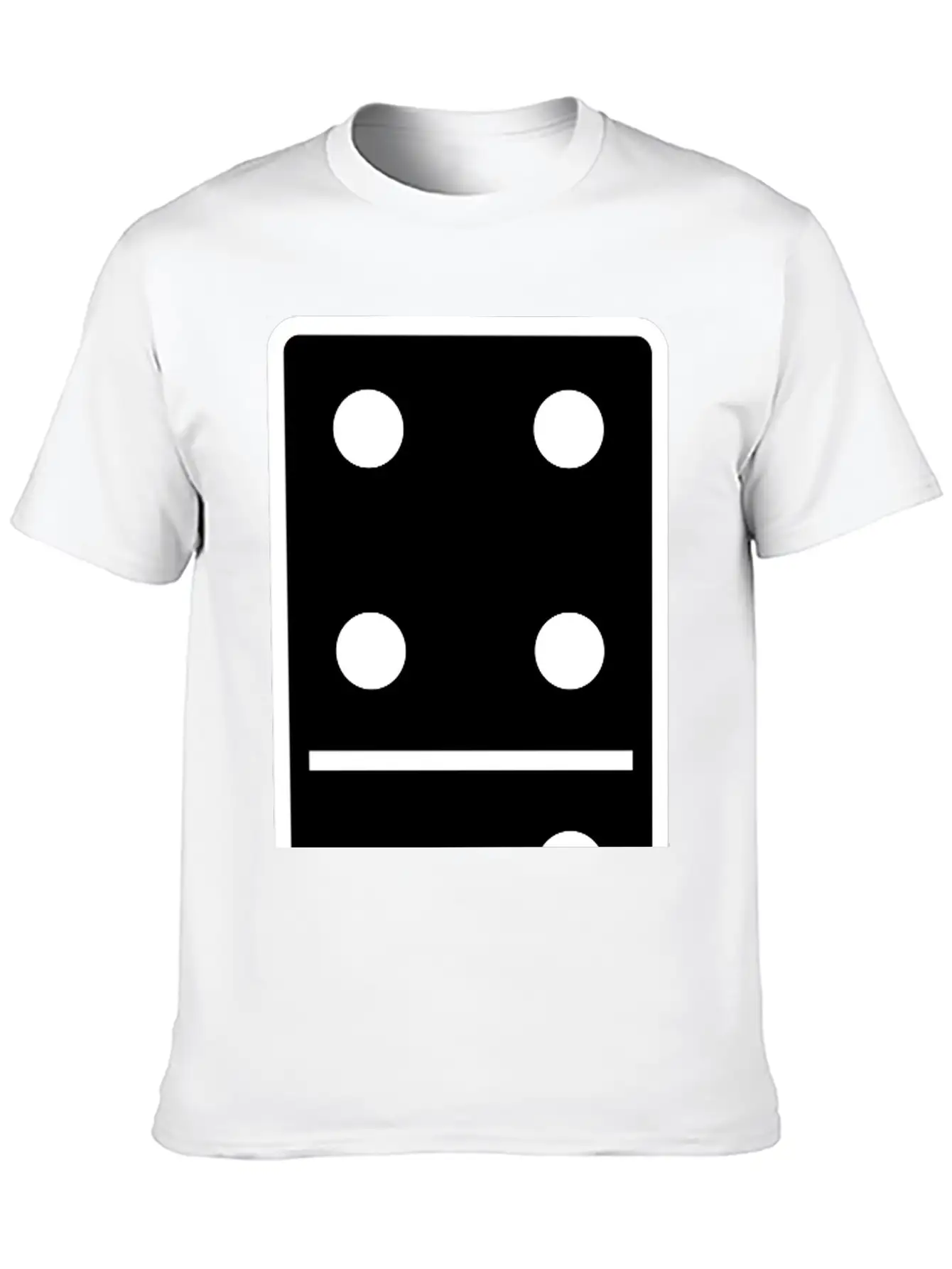 DOMINO STONE 4:3 - VARIABLE COLOR - VECTOR DESIGN! Soft Cotton Short Sleeve Tee ¨C Unisex Wardrobe Staple