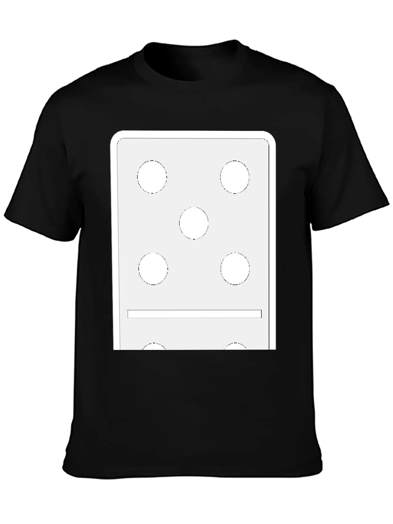 DOMINO STONE 5:6 - VARIABLE COLOR - VECTOR DESIGN! Basic Graphic T-Shirt ¨C Daily Comfort In Soft Cotton