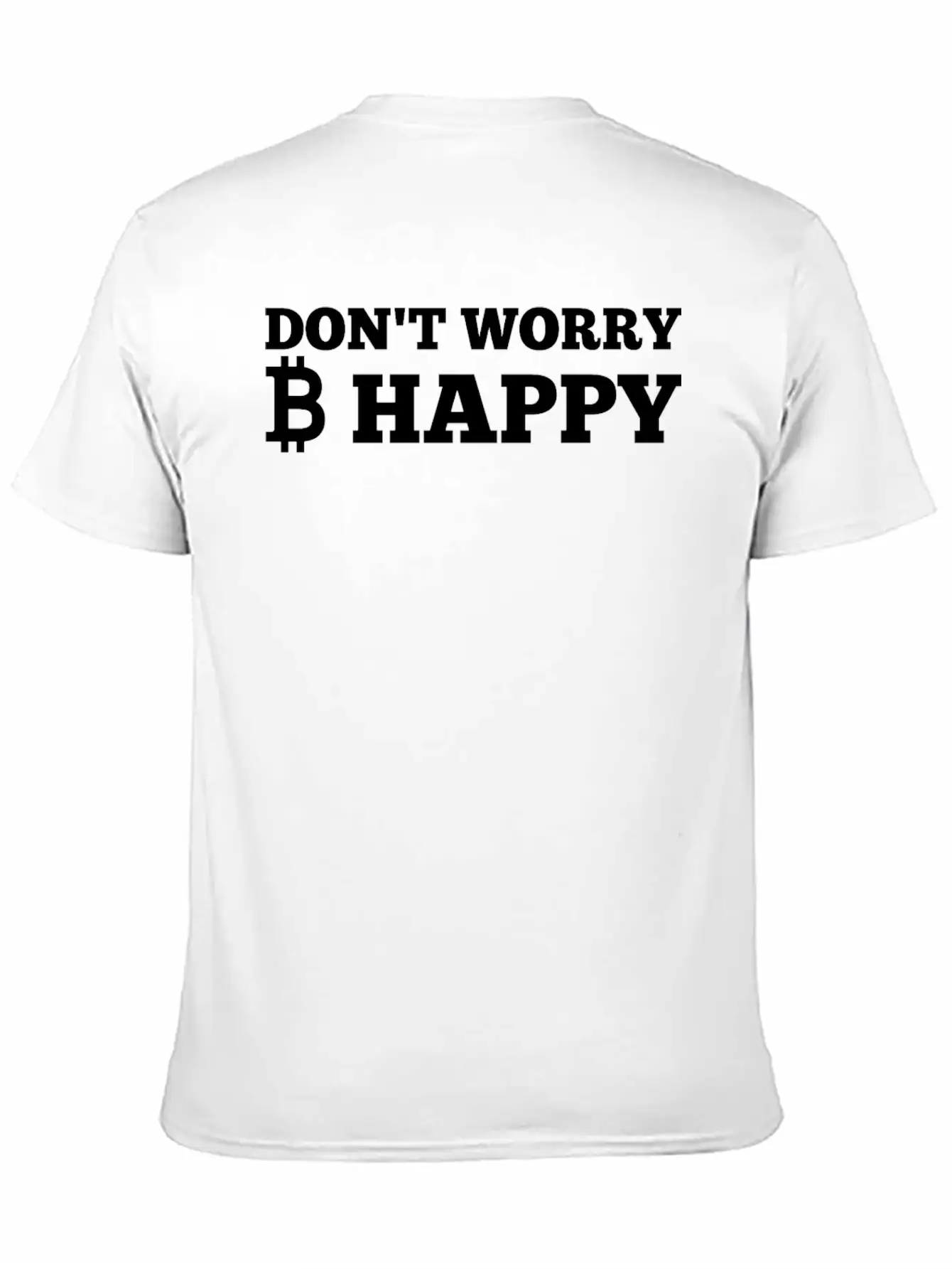 Don't Worry Be Happy - Shirt Basic Graphic T-Shirt ¨C Daily Comfort In Soft Cotton