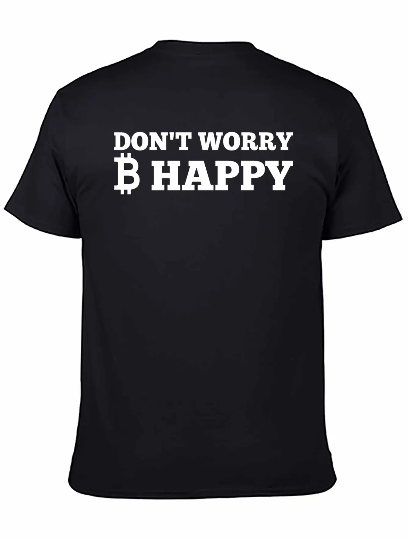 Don't Worry Be Happy - Shirt Basic Graphic T-Shirt ¨C Daily Comfort In Soft Cotton