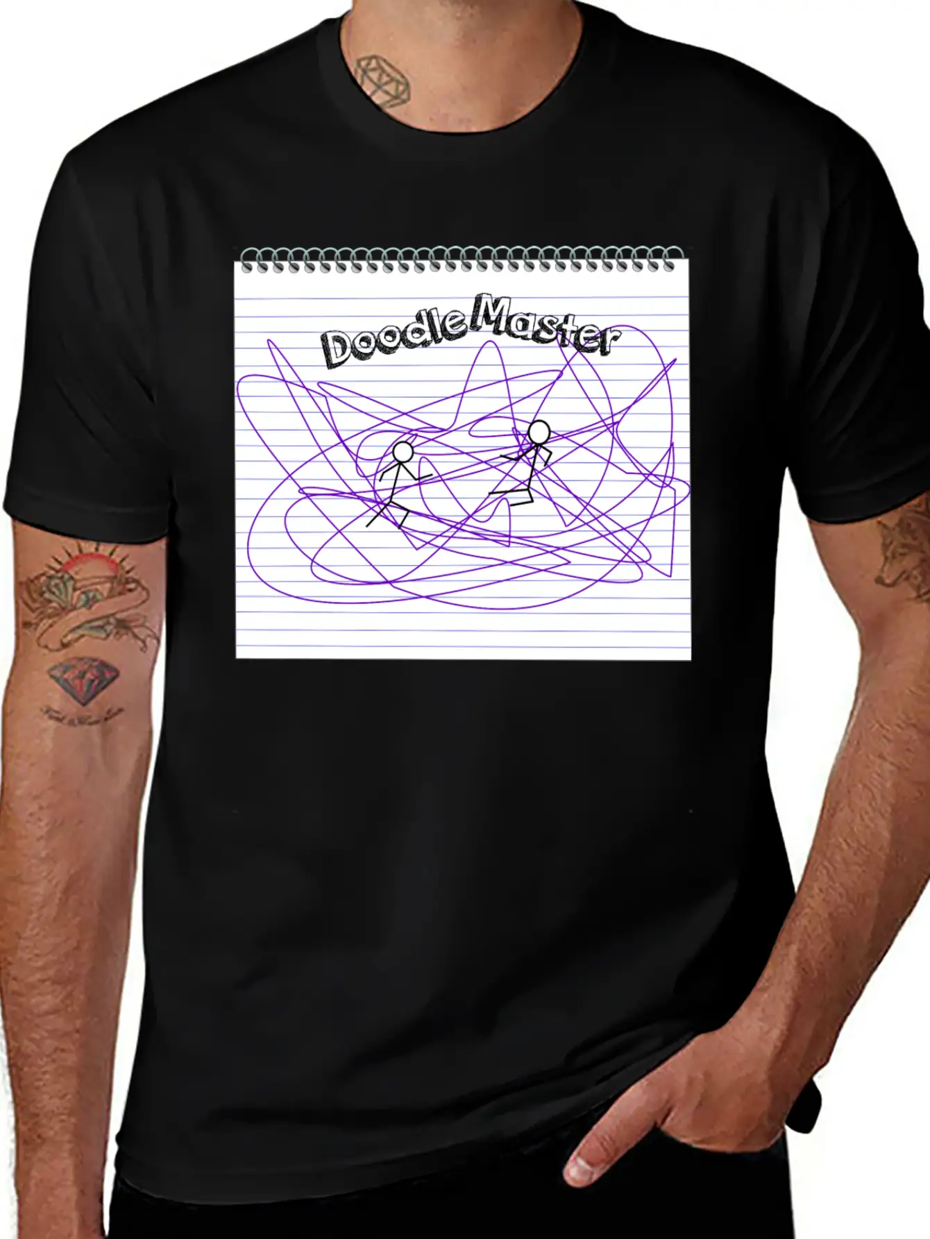 Doodle Master Unisex Casual T-Shirt ¨C Clean Design For Daily Comfort