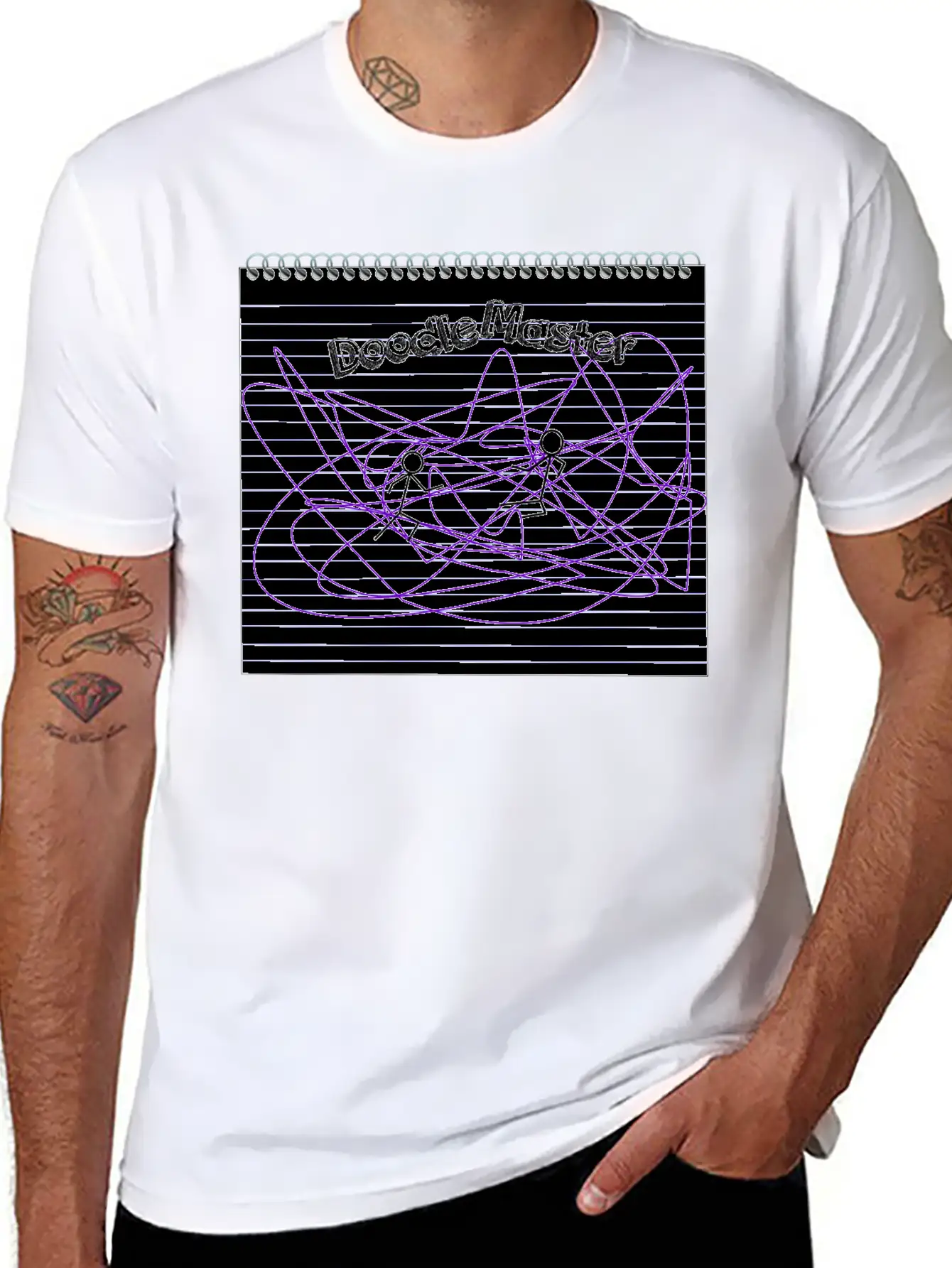 Doodle Master Unisex Casual T-Shirt ¨C Clean Design For Daily Comfort