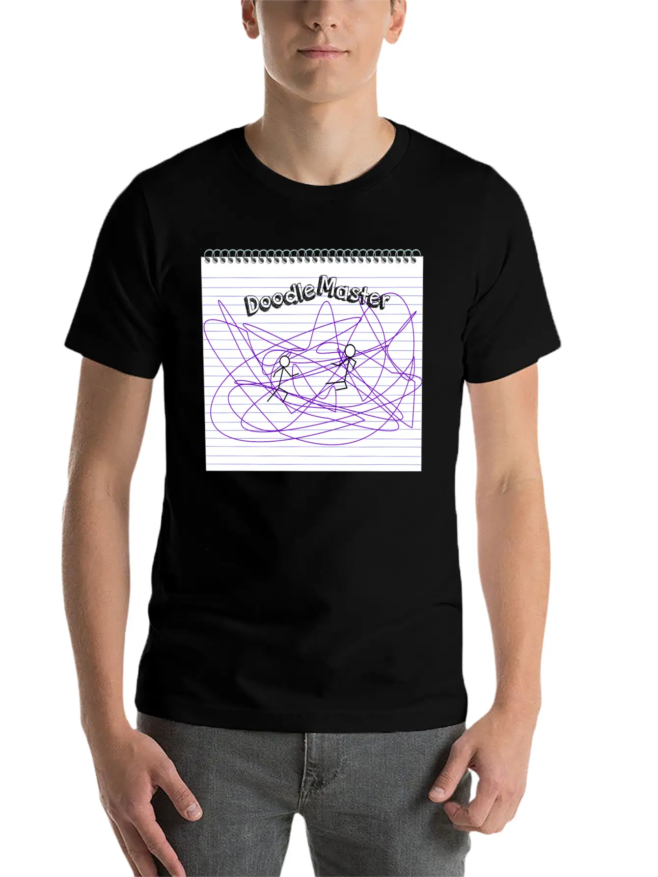 Doodle Master Unisex Casual T-Shirt ¨C Clean Design For Daily Comfort