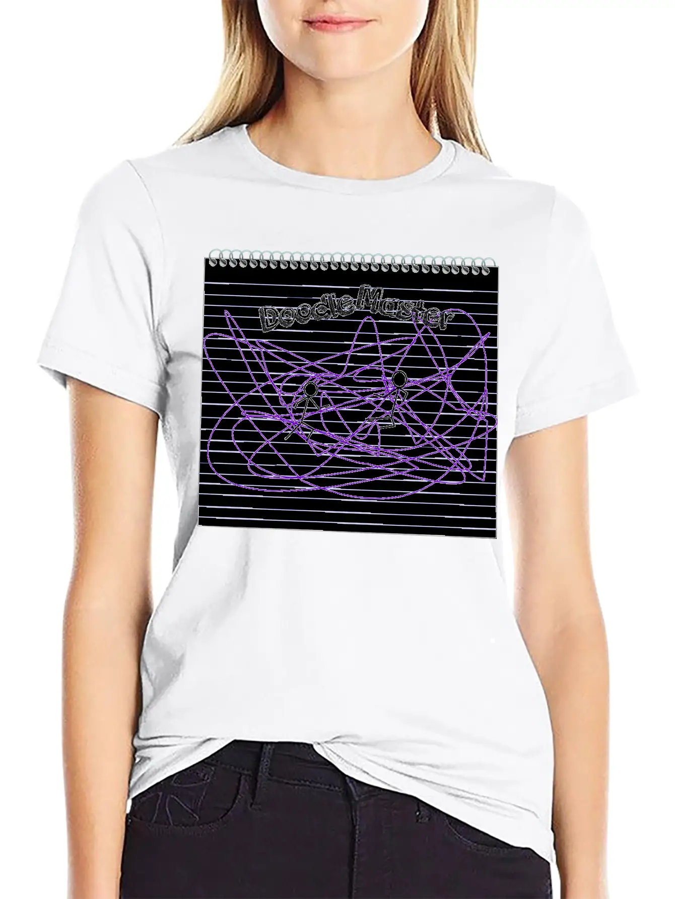 Doodle Master Unisex Casual T-Shirt ¨C Clean Design For Daily Comfort