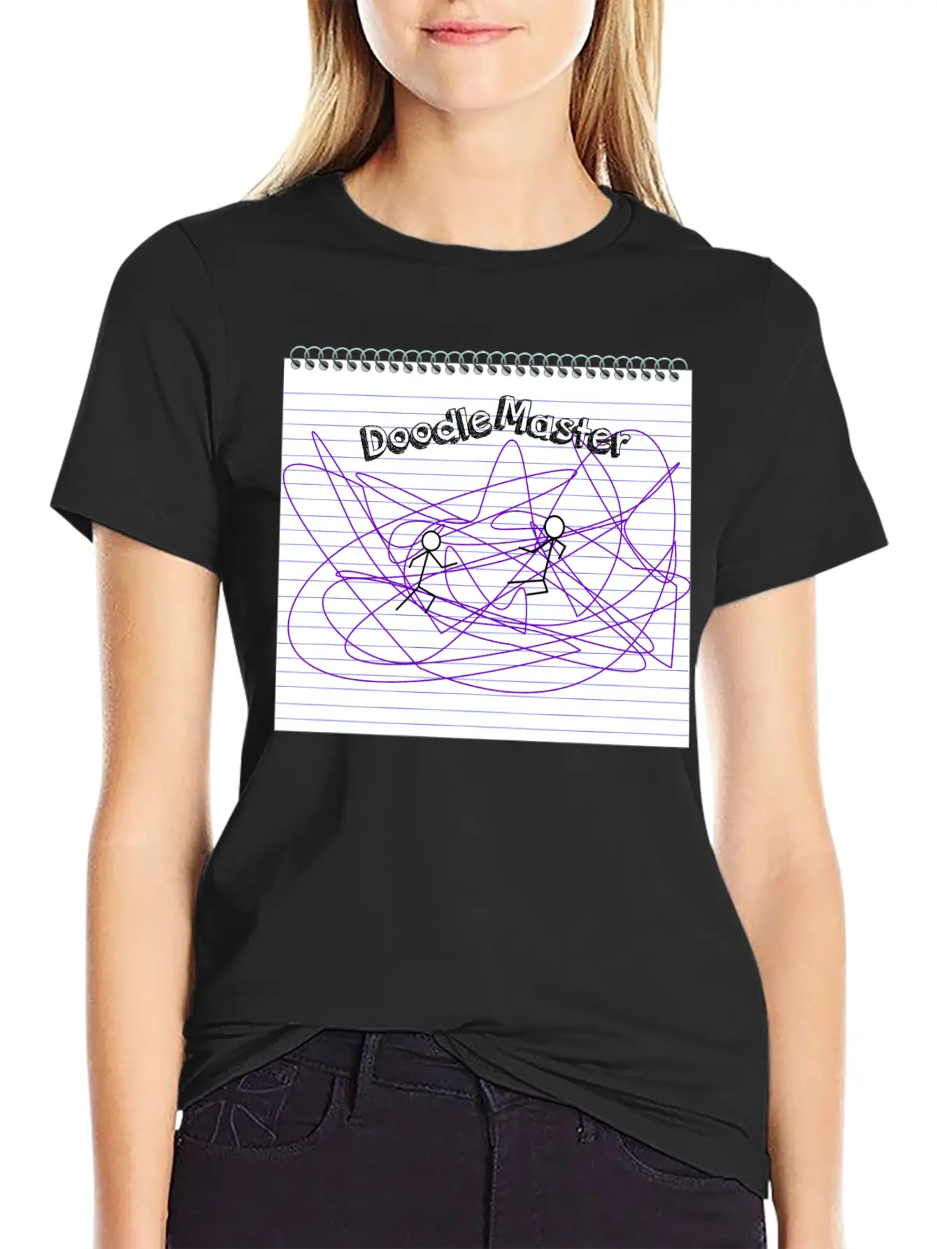 Doodle Master Unisex Casual T-Shirt ¨C Clean Design For Daily Comfort