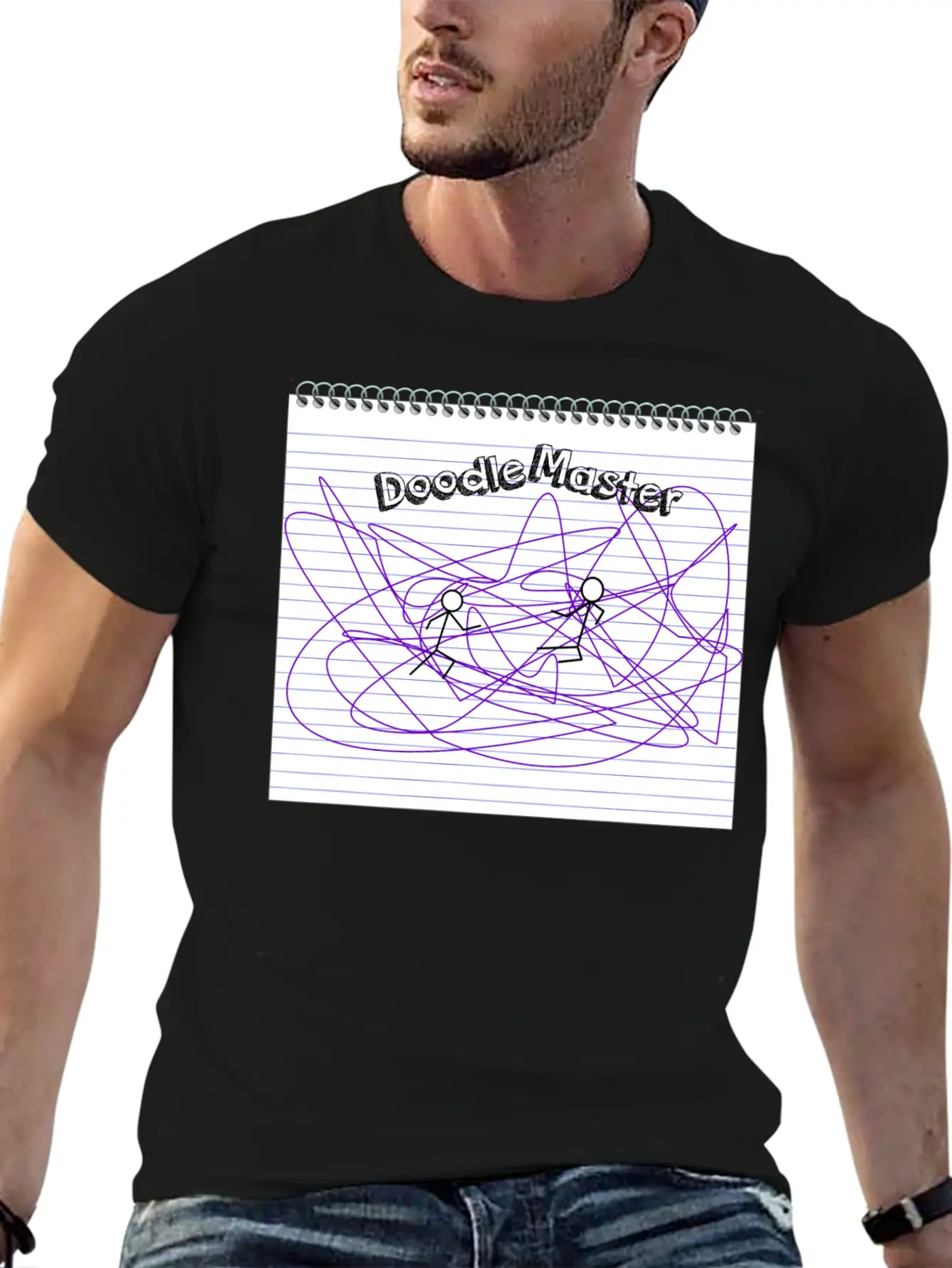 Doodle Master Unisex Casual T-Shirt ¨C Clean Design For Daily Comfort