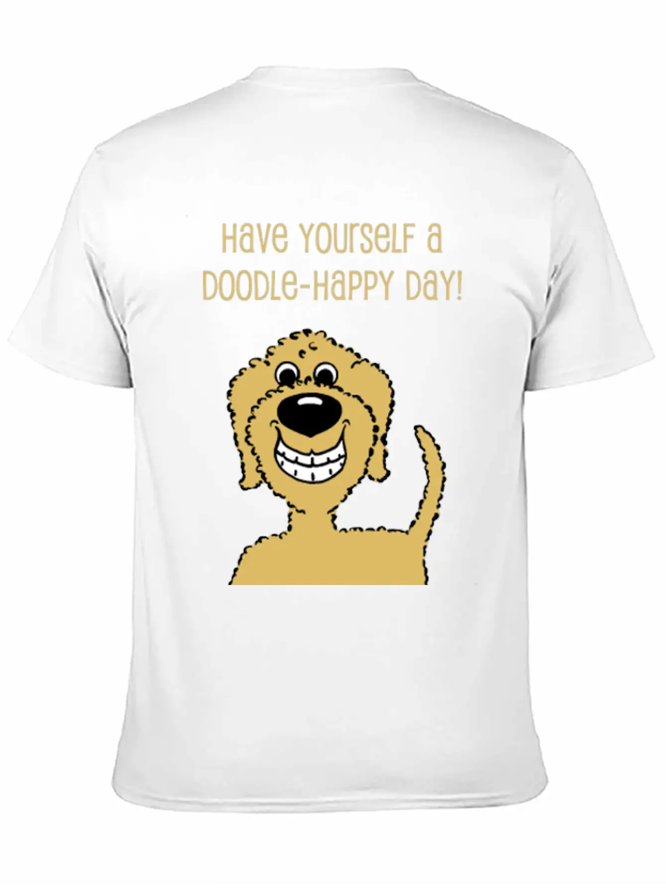 Doodle Smile Blond Essential Cotton Tee For Daily Outfits ¨C Unisex Style