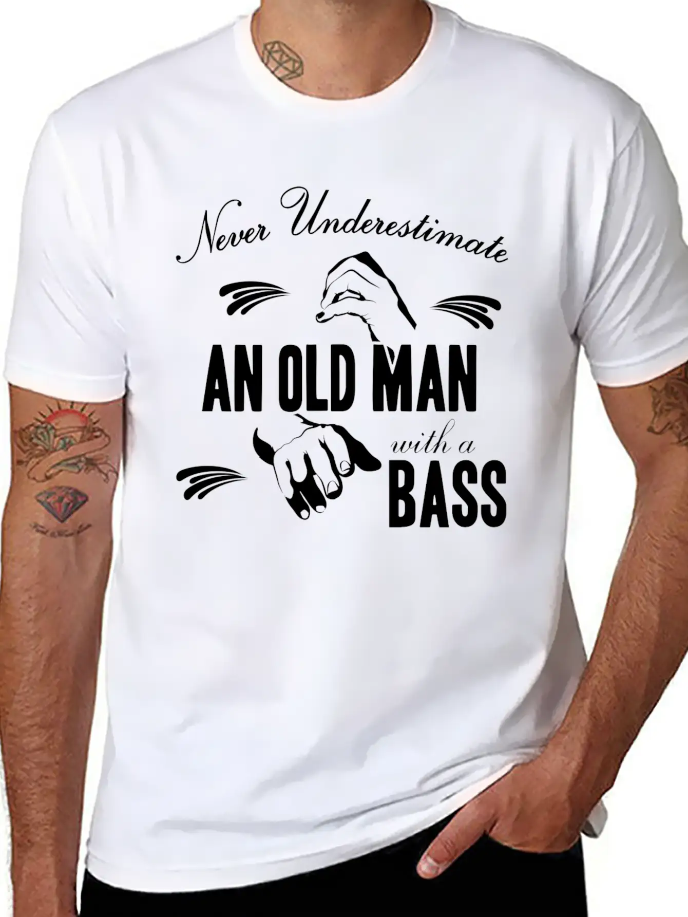 Double Bass Essential Cotton Tee For Daily Outfits ¨C Unisex Style