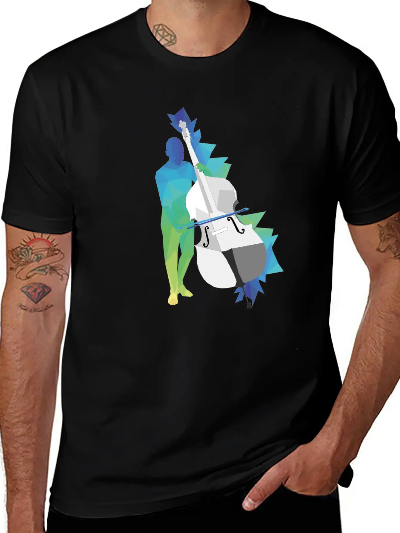 Double Bass Unisex Casual T-Shirt ¨C Clean Design For Daily Comfort