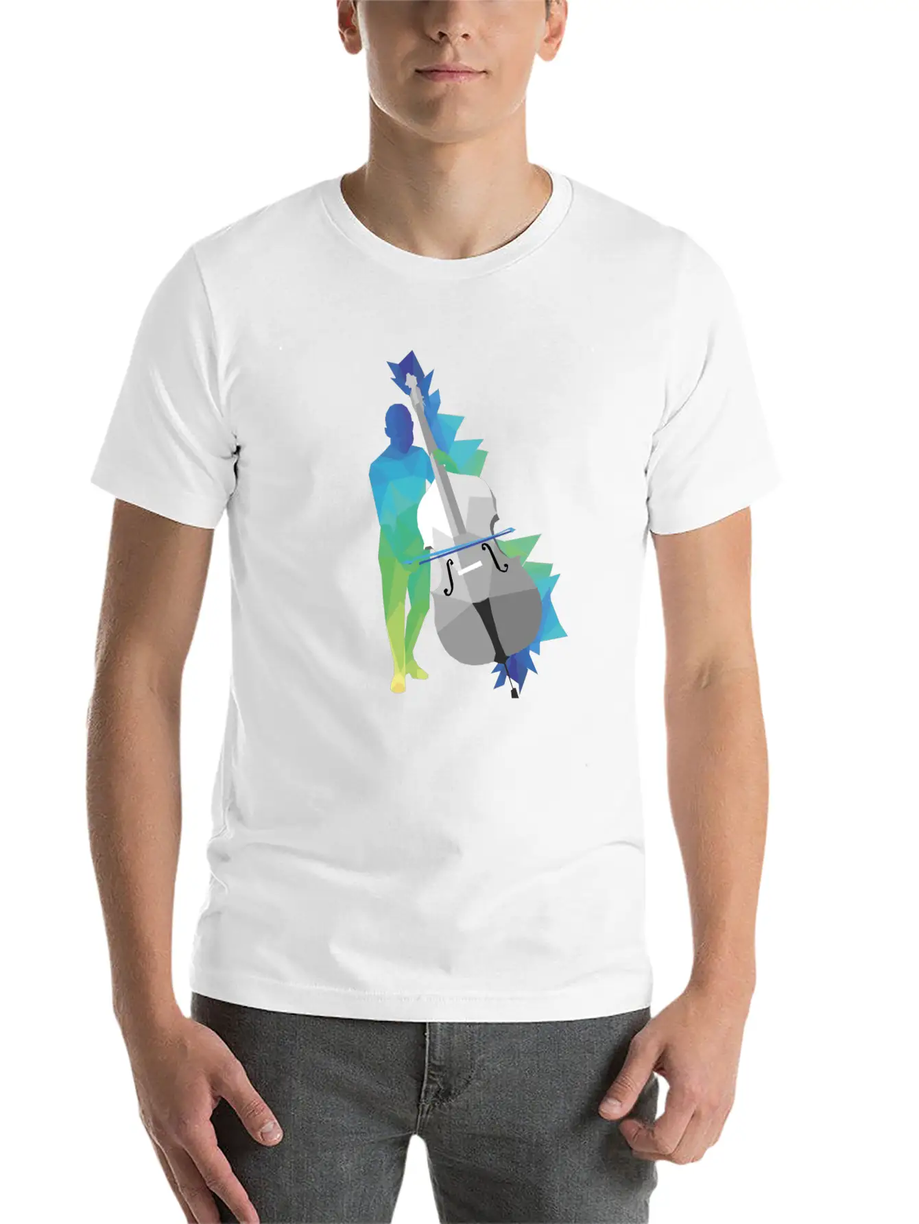 Double Bass Unisex Casual T-Shirt ¨C Clean Design For Daily Comfort