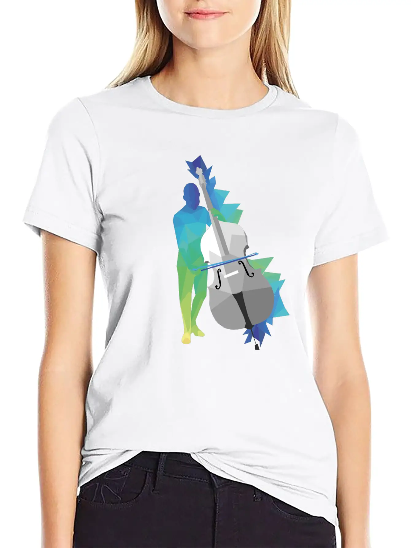 Double Bass Unisex Casual T-Shirt ¨C Clean Design For Daily Comfort