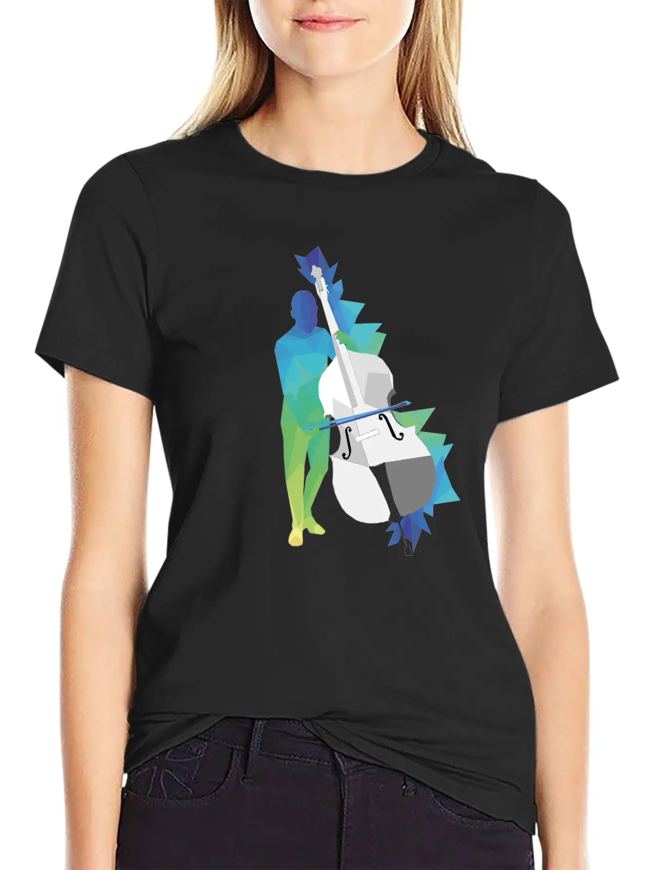 Double Bass Unisex Casual T-Shirt ¨C Clean Design For Daily Comfort