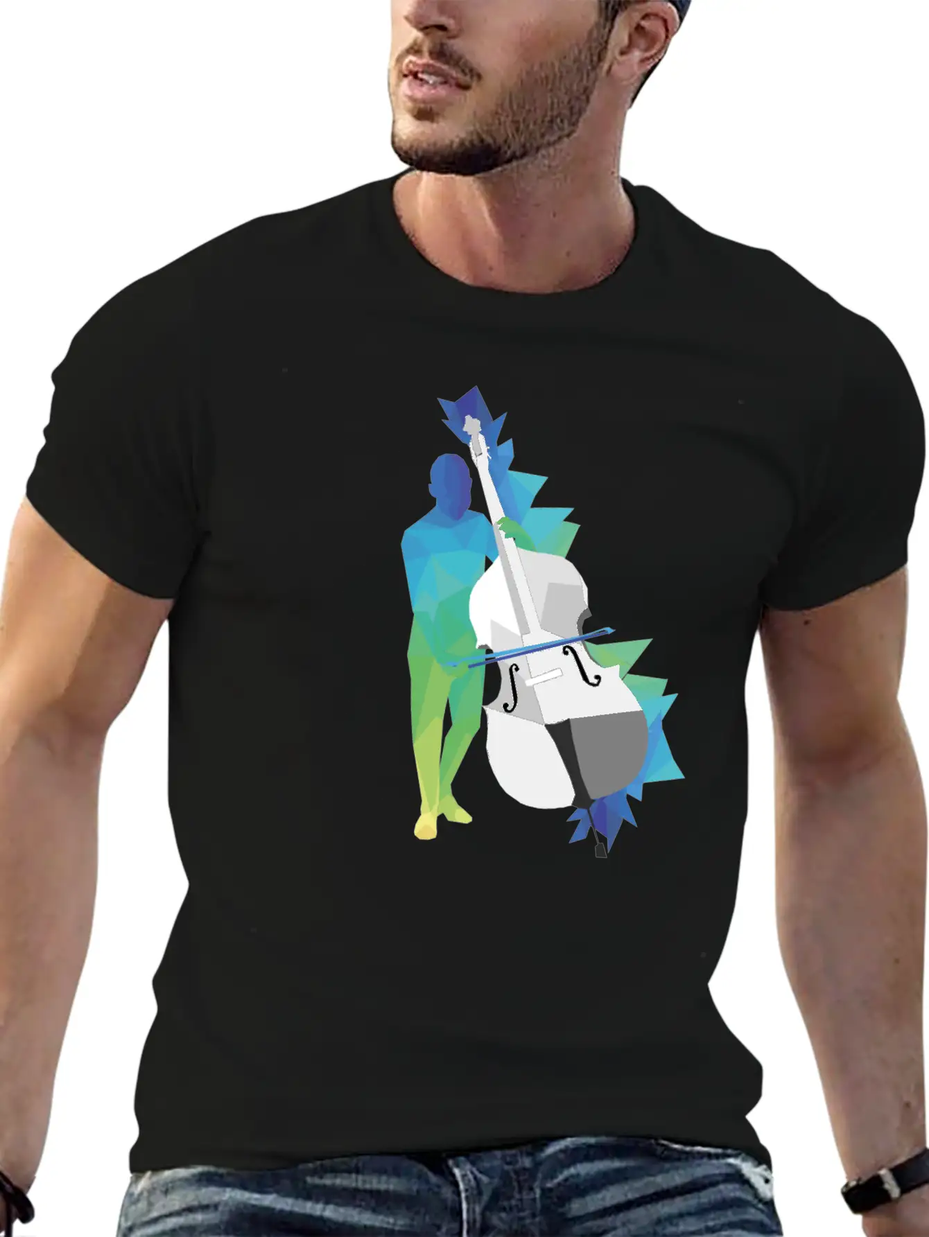 Double Bass Unisex Casual T-Shirt ¨C Clean Design For Daily Comfort