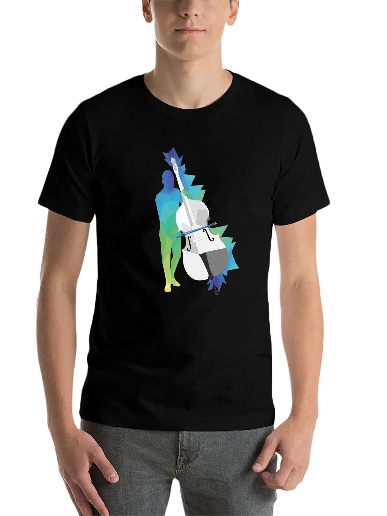 Double Bass Unisex Casual T-Shirt ¨C Clean Design For Daily Comfort