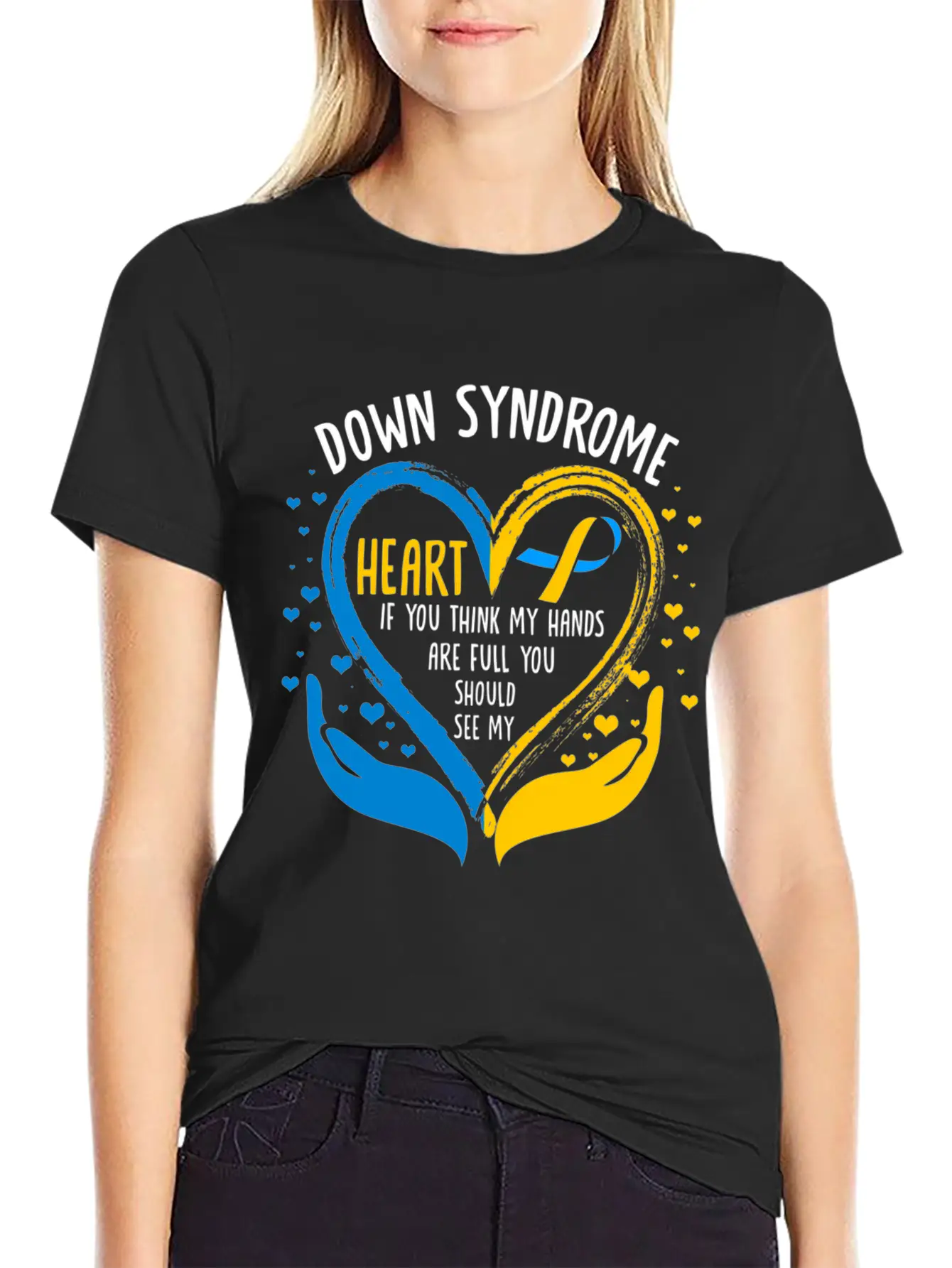 Down Syndrome Awareness Mom Family Soft Cotton Short Sleeve Tee ¨C Unisex Wardrobe Staple