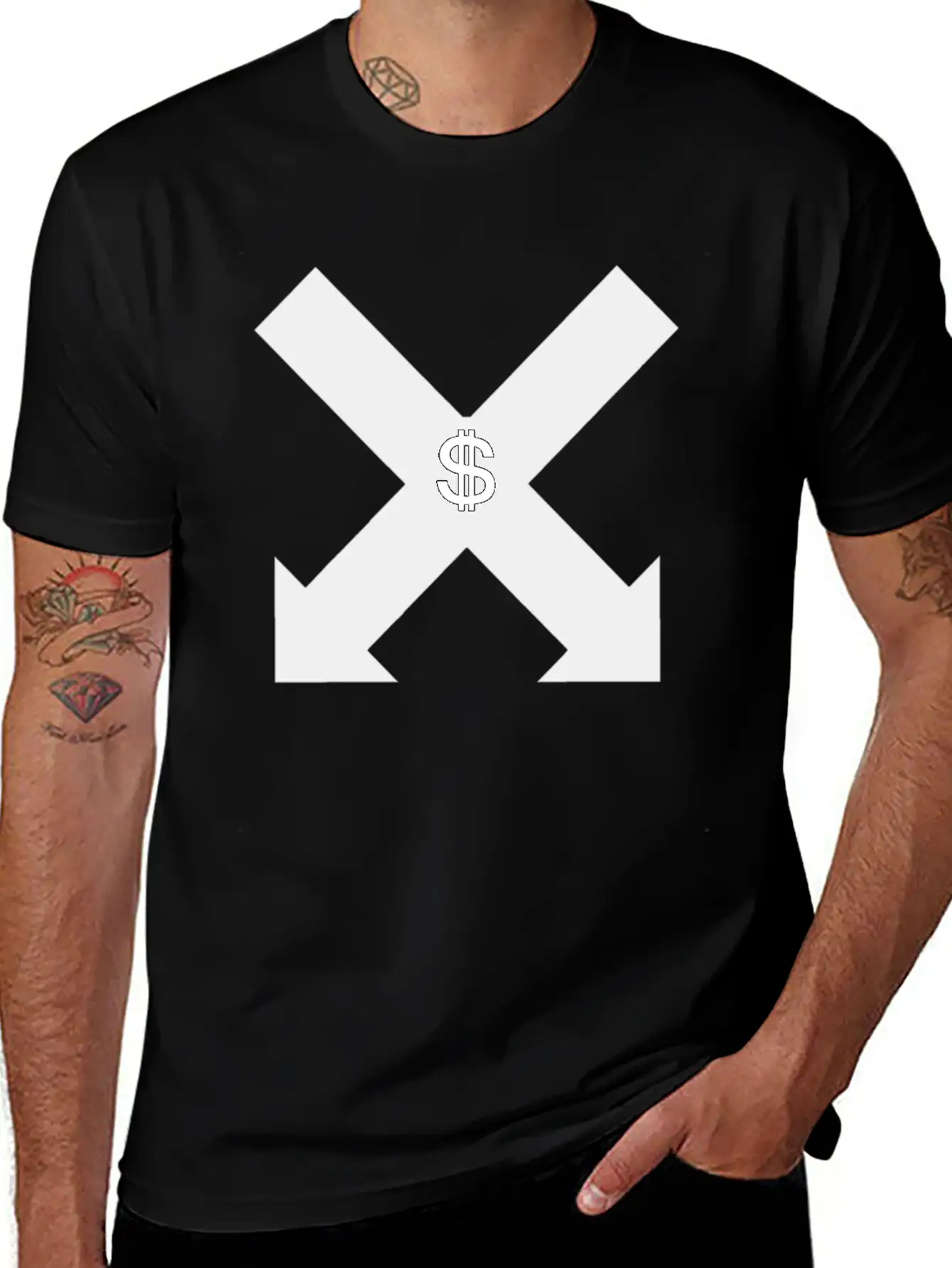 Draco Cash Arrows Essential Cotton Tee For Daily Outfits ¨C Unisex Style