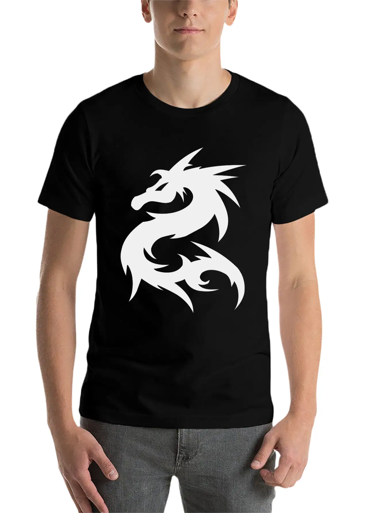 Dragon Basic Graphic T-Shirt ¨C Daily Comfort In Soft Cotton