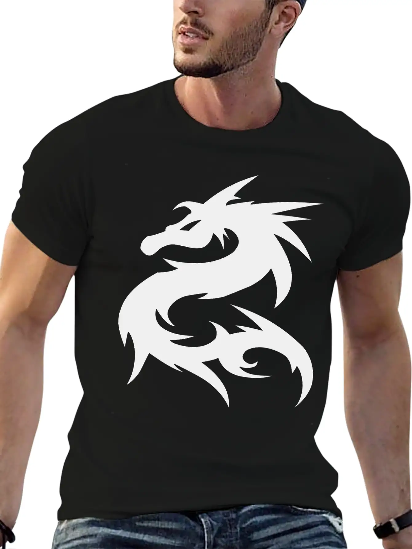 Dragon Basic Graphic T-Shirt ¨C Daily Comfort In Soft Cotton