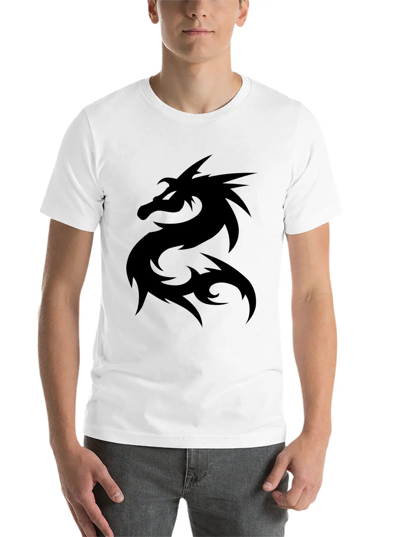 Dragon Basic Graphic T-Shirt ¨C Daily Comfort In Soft Cotton
