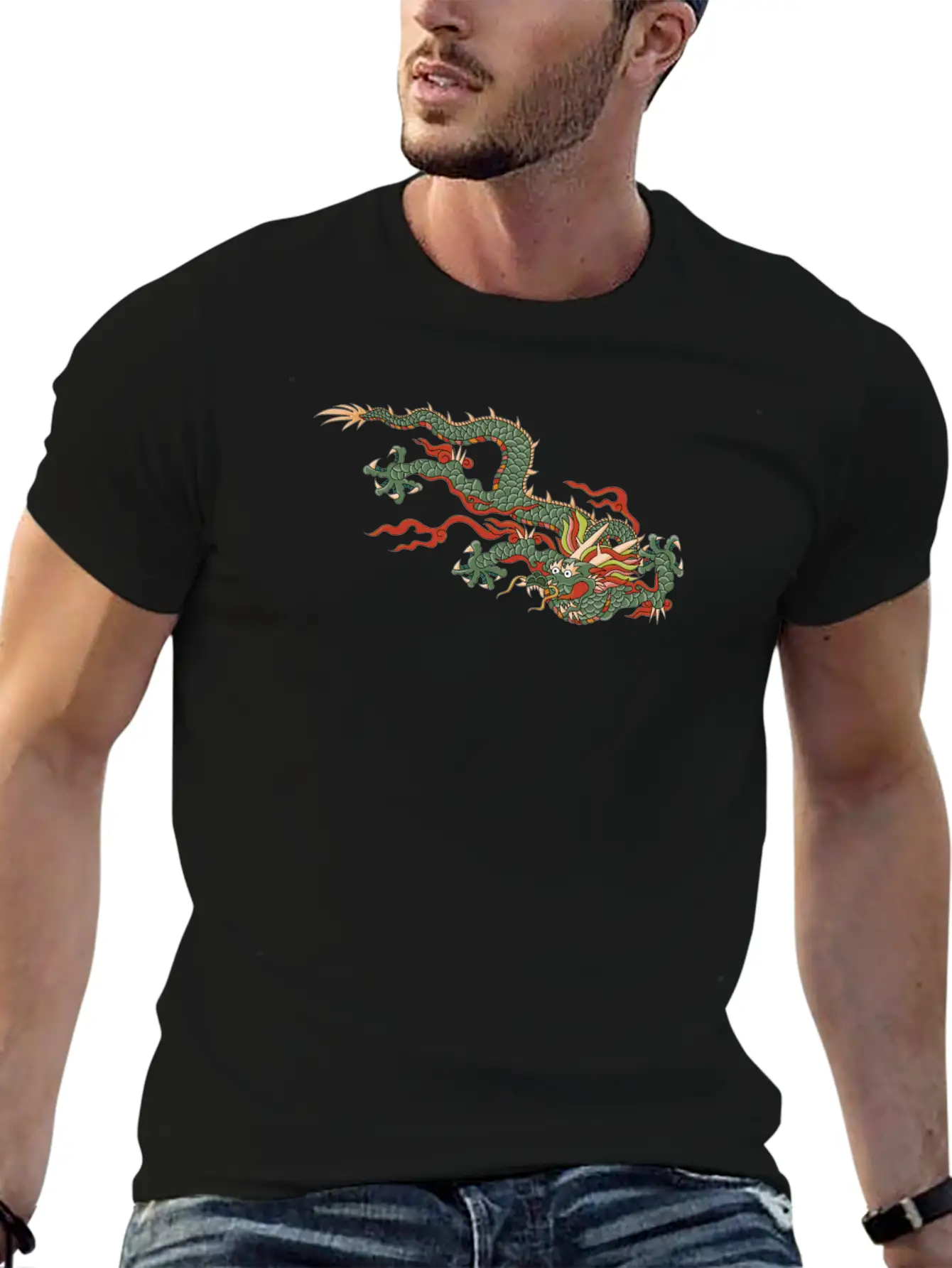 Dragon Essential Cotton Tee For Daily Outfits ¨C Unisex Style