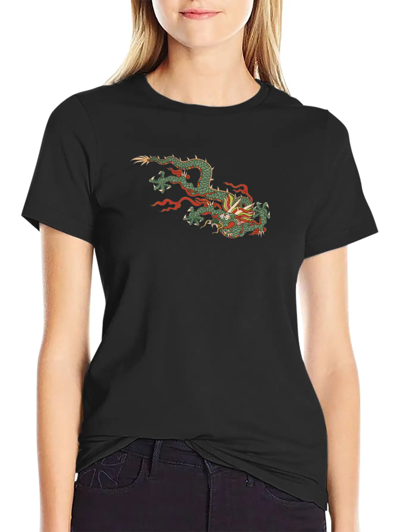 Dragon Essential Cotton Tee For Daily Outfits ¨C Unisex Style