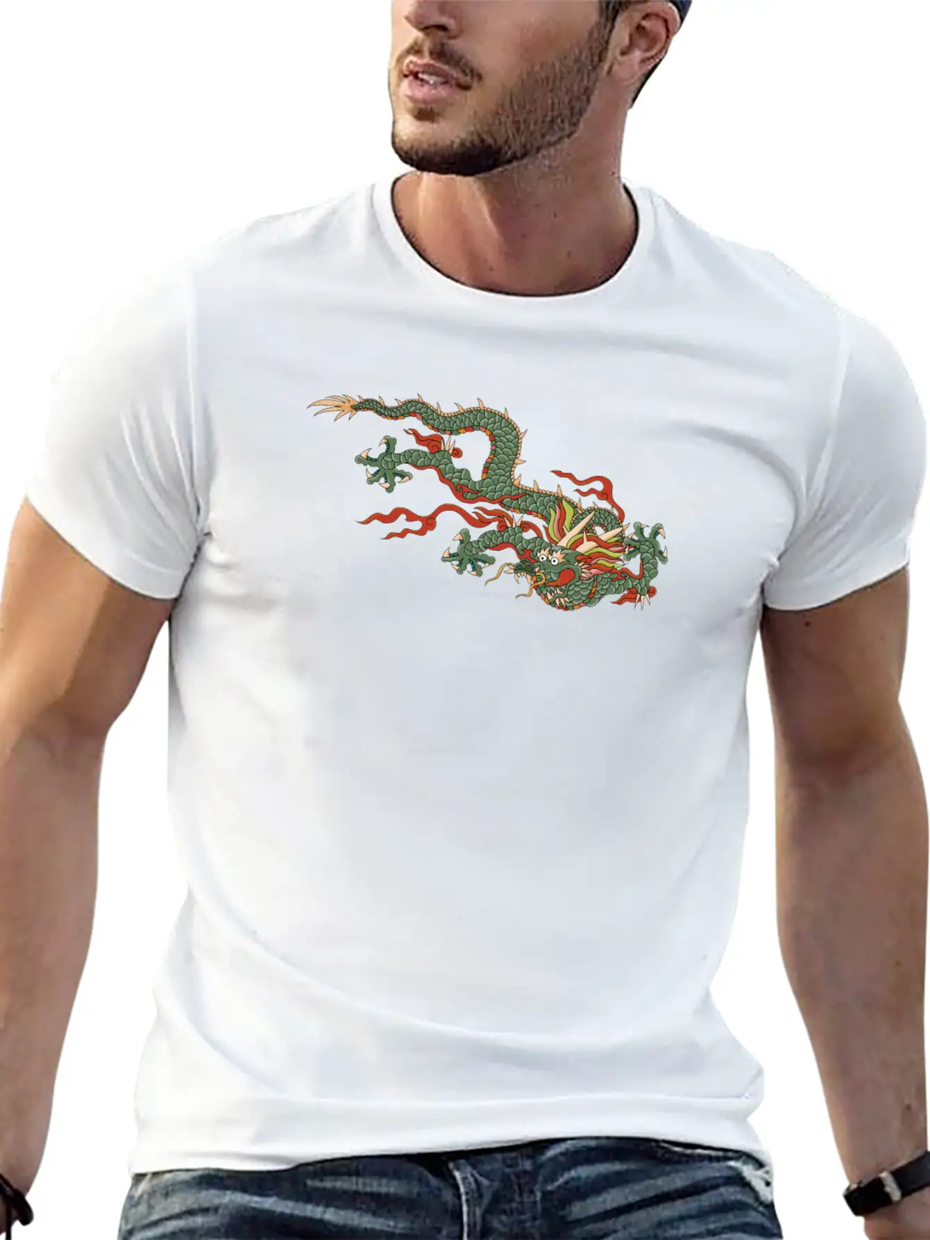 Dragon Essential Cotton Tee For Daily Outfits ¨C Unisex Style