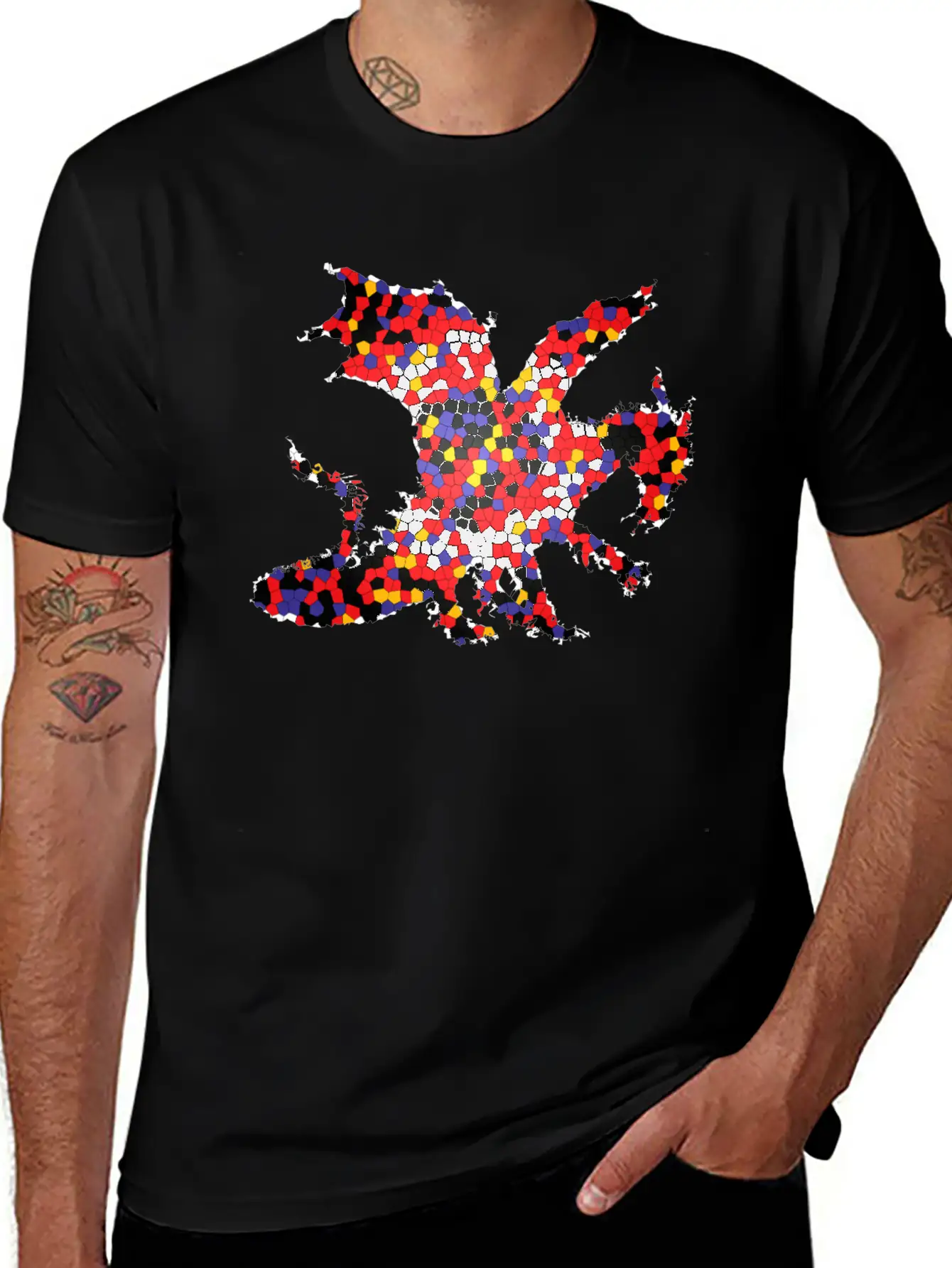Dragon Exclusive Design Gift Idea Graphic Artwork Essential Cotton Tee For Daily Outfits ¨C Unisex Style
