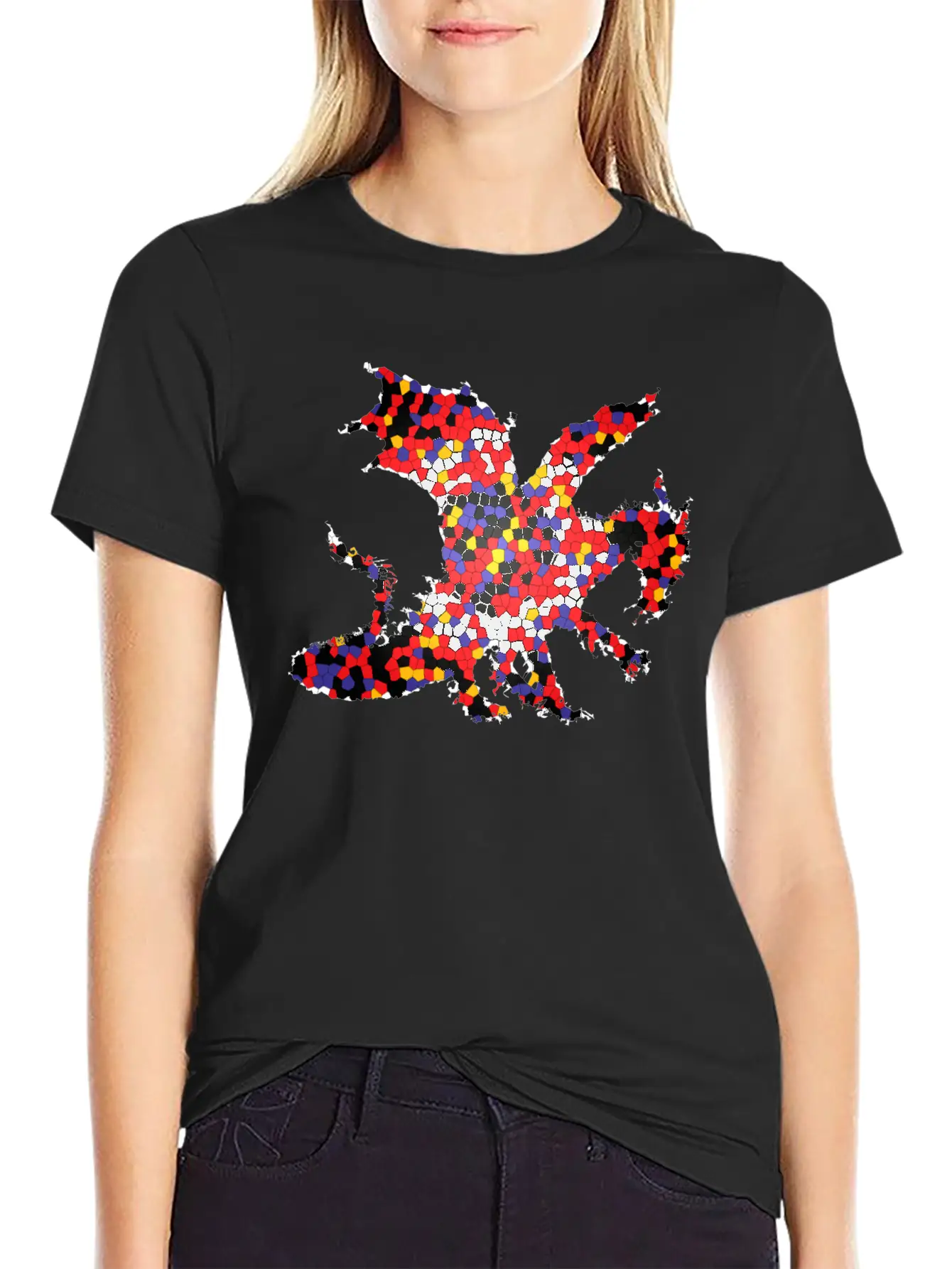 Dragon Exclusive Design Gift Idea Graphic Artwork Essential Cotton Tee For Daily Outfits ¨C Unisex Style