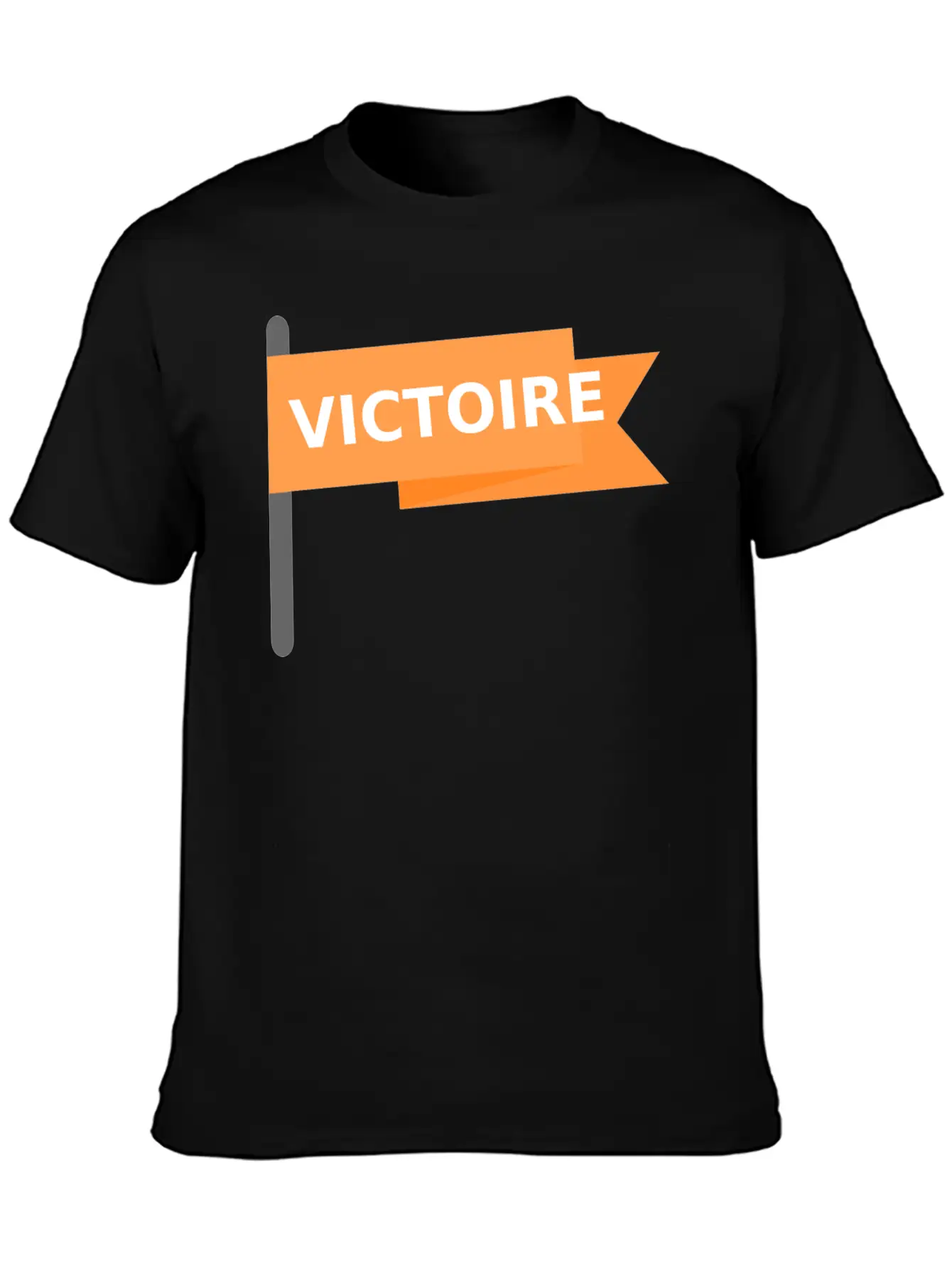 Drapeau Victoire / Victory Win Flag Soft Cotton Short Sleeve Tee ¨C Unisex Wardrobe Staple