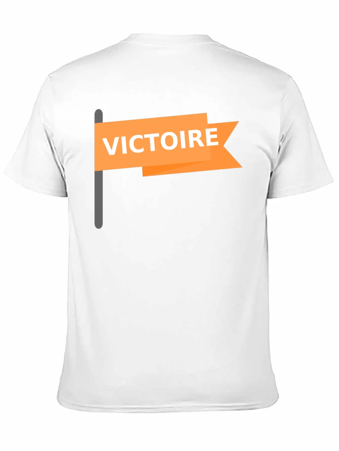 Drapeau Victoire / Victory Win Flag Soft Cotton Short Sleeve Tee ¨C Unisex Wardrobe Staple