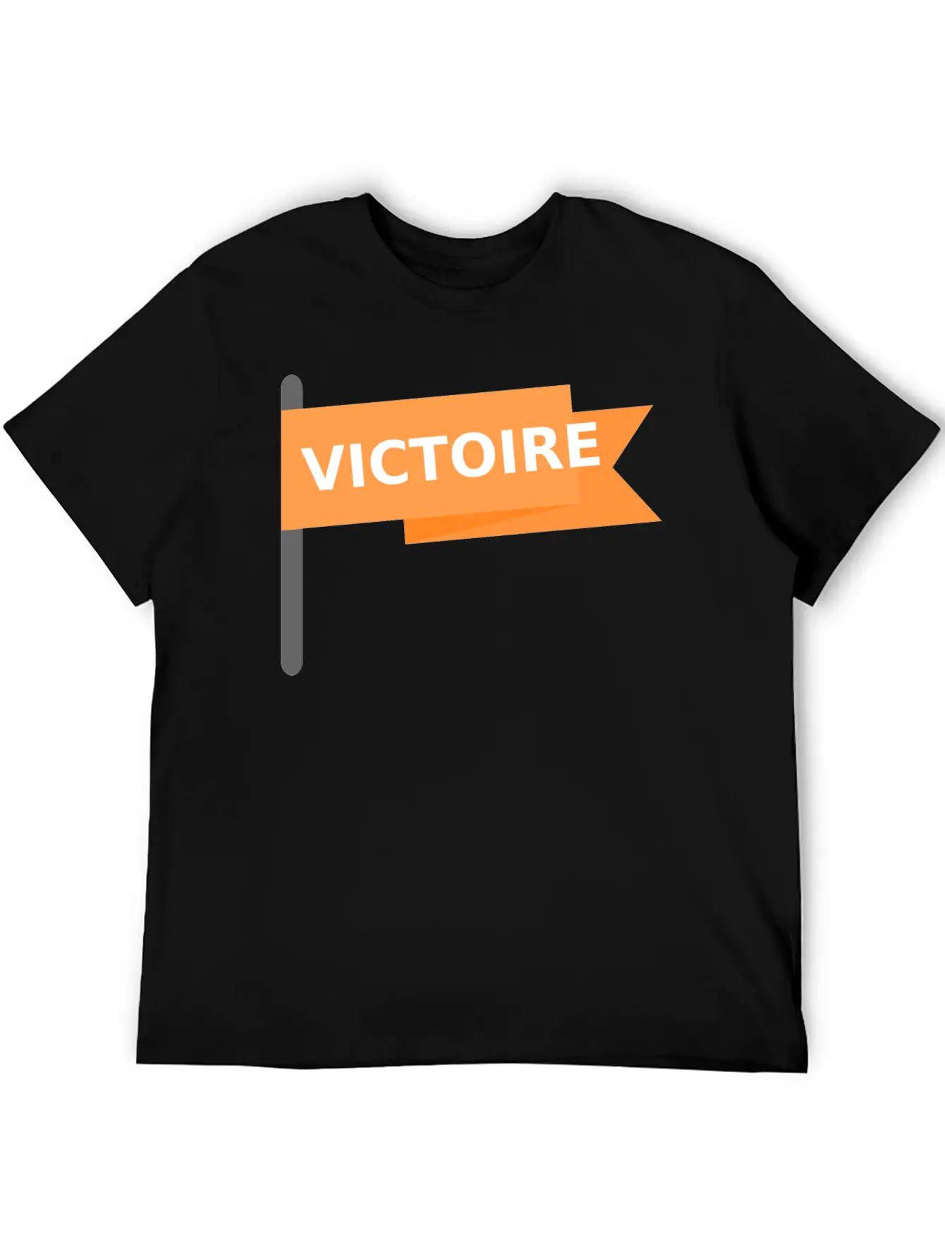 Drapeau Victoire / Victory Win Flag Soft Cotton Short Sleeve Tee ¨C Unisex Wardrobe Staple