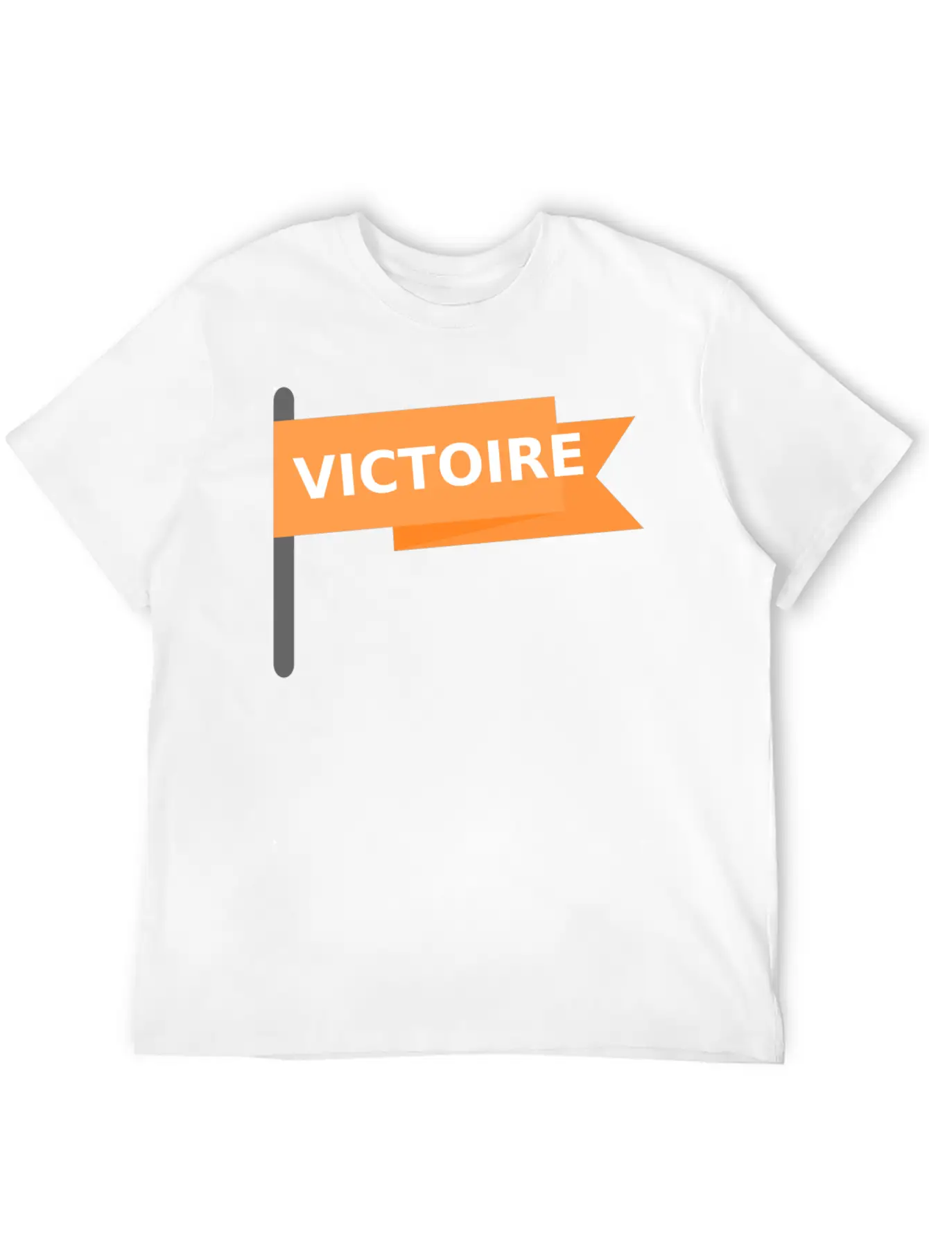 Drapeau Victoire / Victory Win Flag Soft Cotton Short Sleeve Tee ¨C Unisex Wardrobe Staple