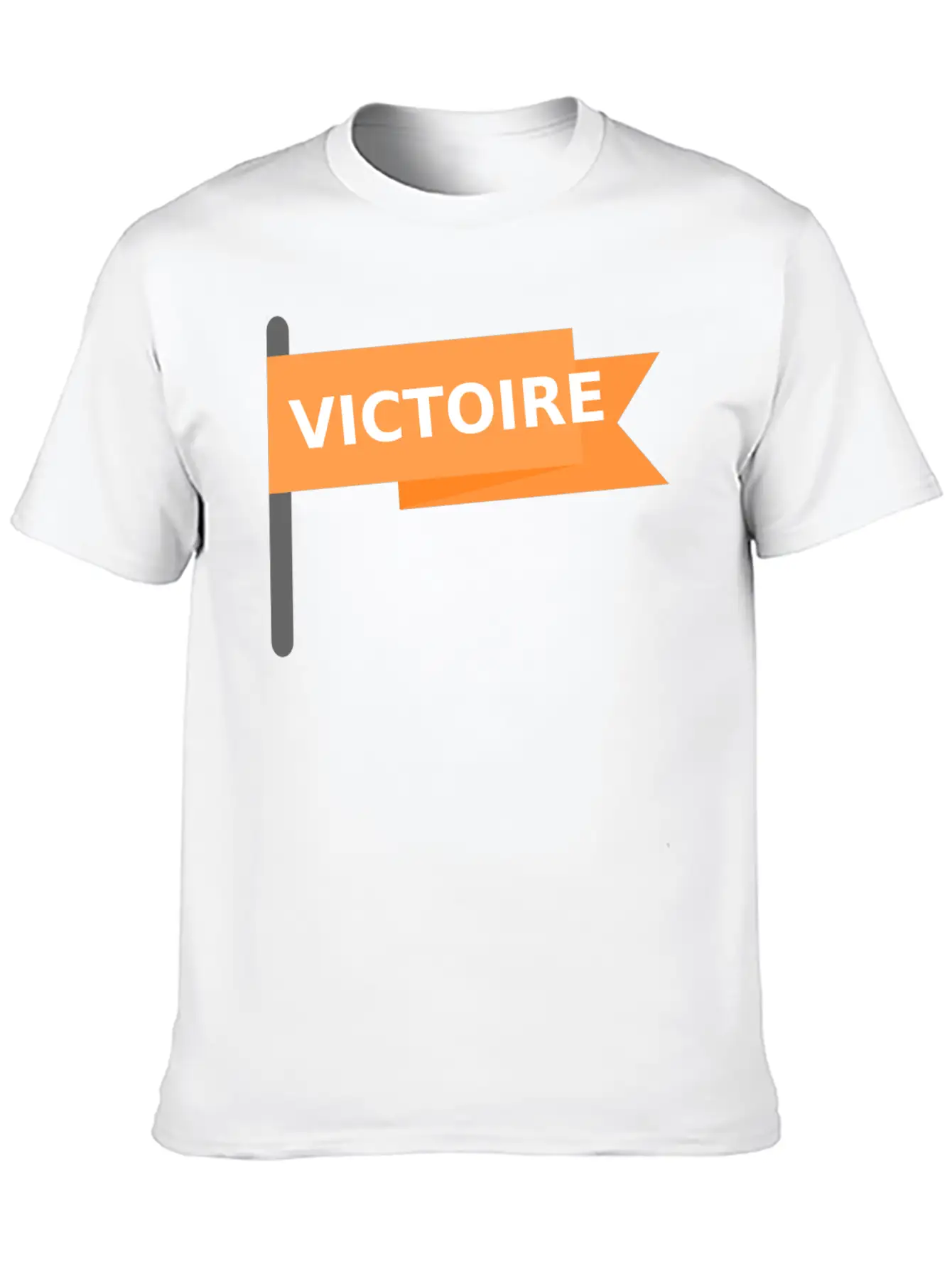 Drapeau Victoire / Victory Win Flag Soft Cotton Short Sleeve Tee ¨C Unisex Wardrobe Staple